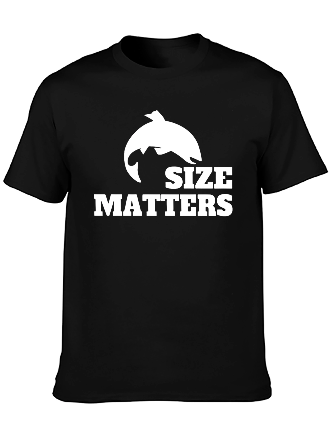 Size Matters Fishing T-Shirt - Black