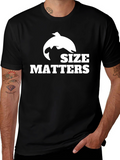 Size Matters Fishing T-Shirt - Black