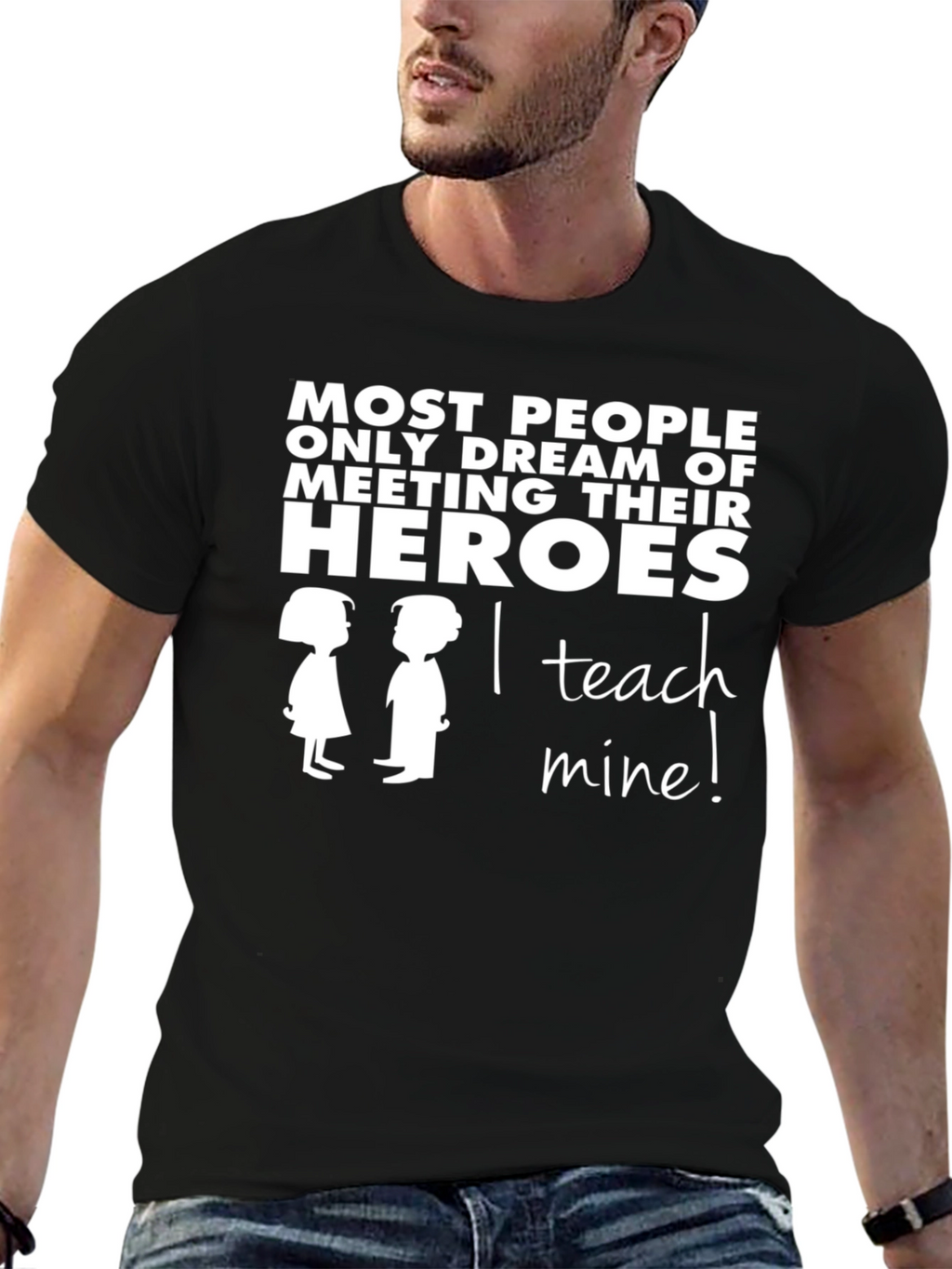 I Teach Heroes T-Shirt - Teacher Appreciation