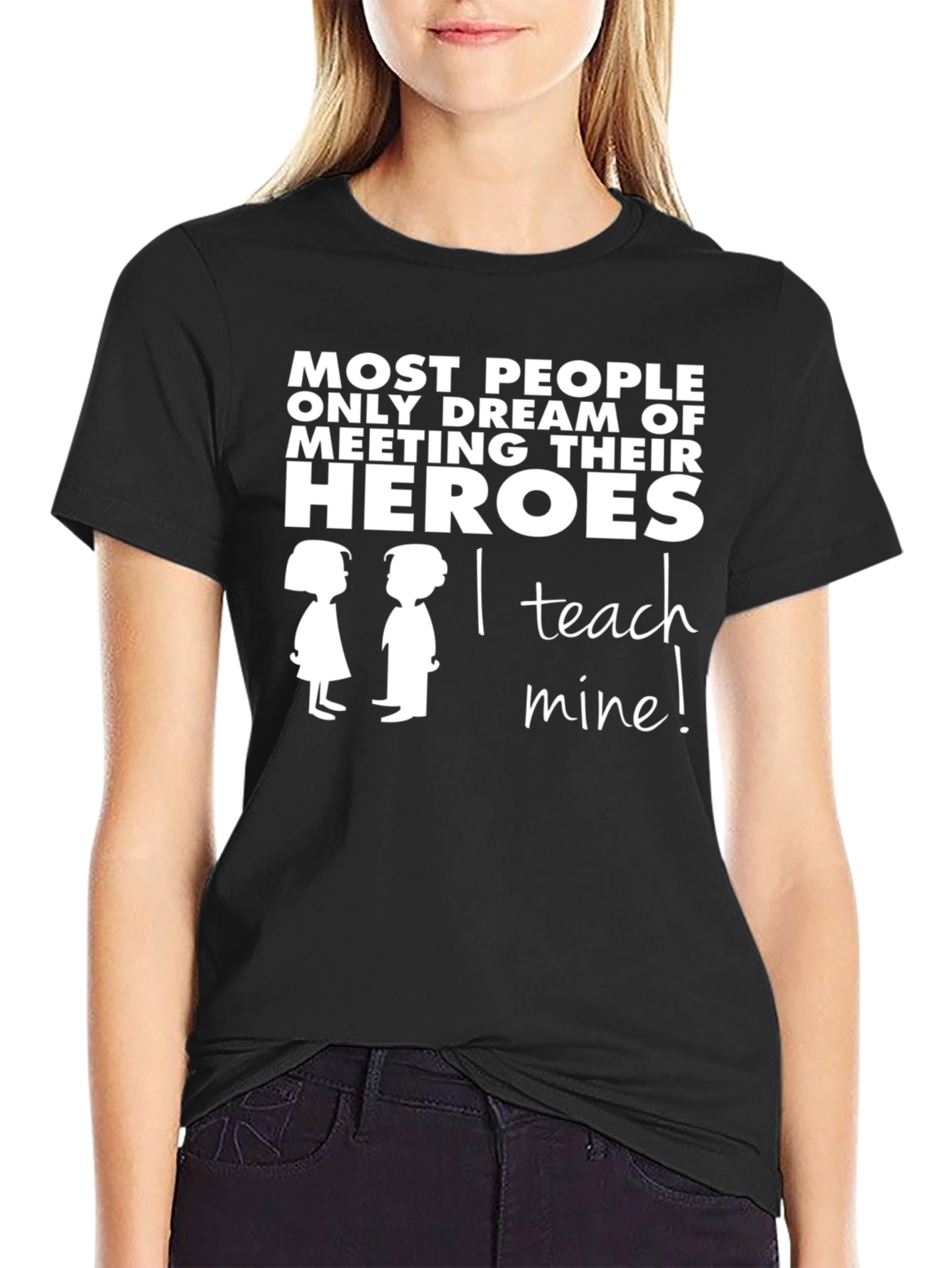 I Teach Heroes T-Shirt - Teacher Appreciation