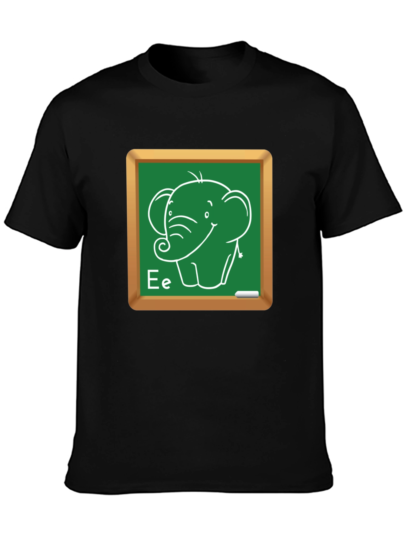 Elephant Chalkboard Tee - Cute Animal T-Shirt