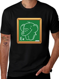 Elephant Chalkboard Tee - Cute Animal T-Shirt