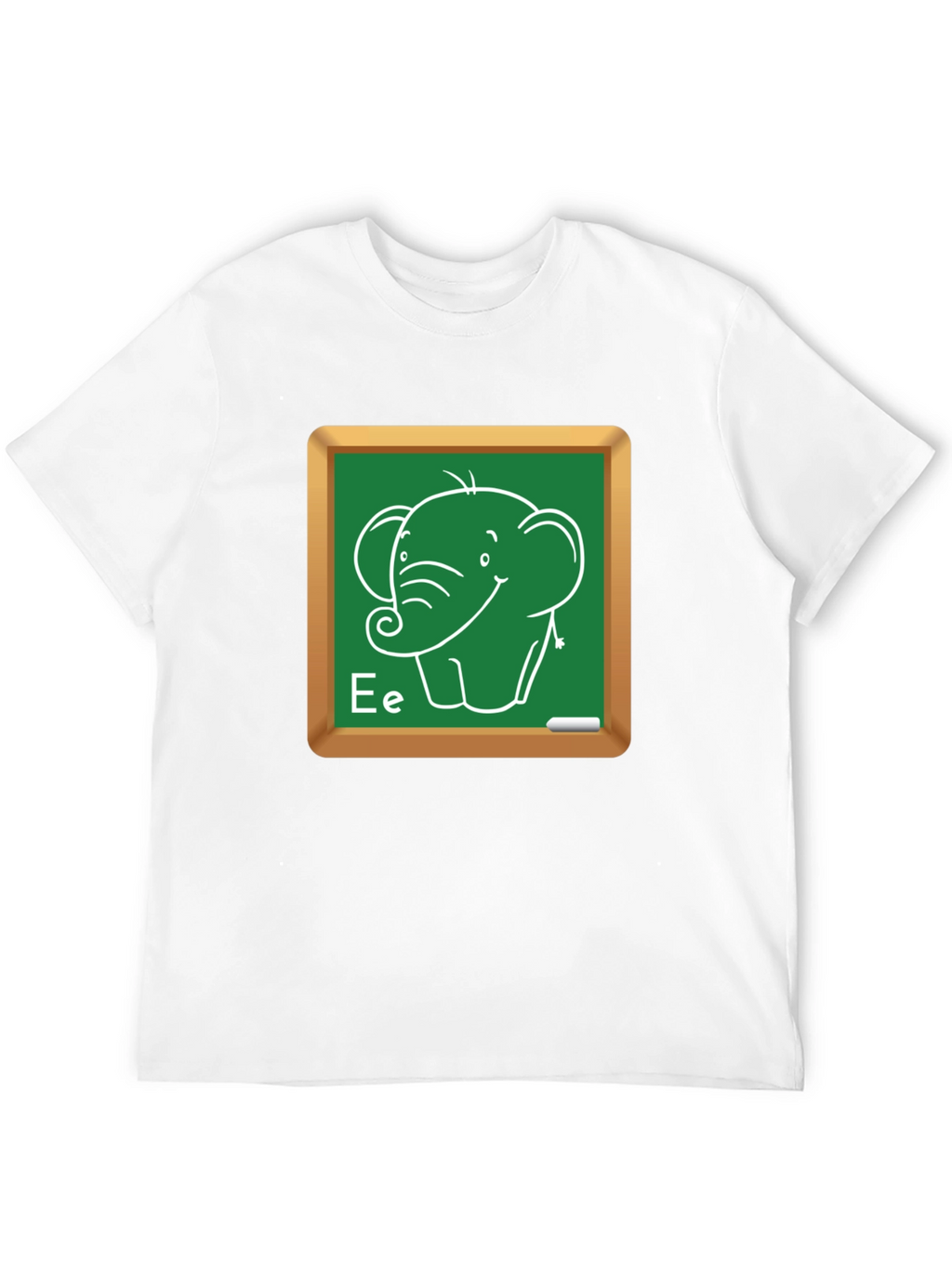 Elephant Chalkboard Tee - Cute Animal T-Shirt