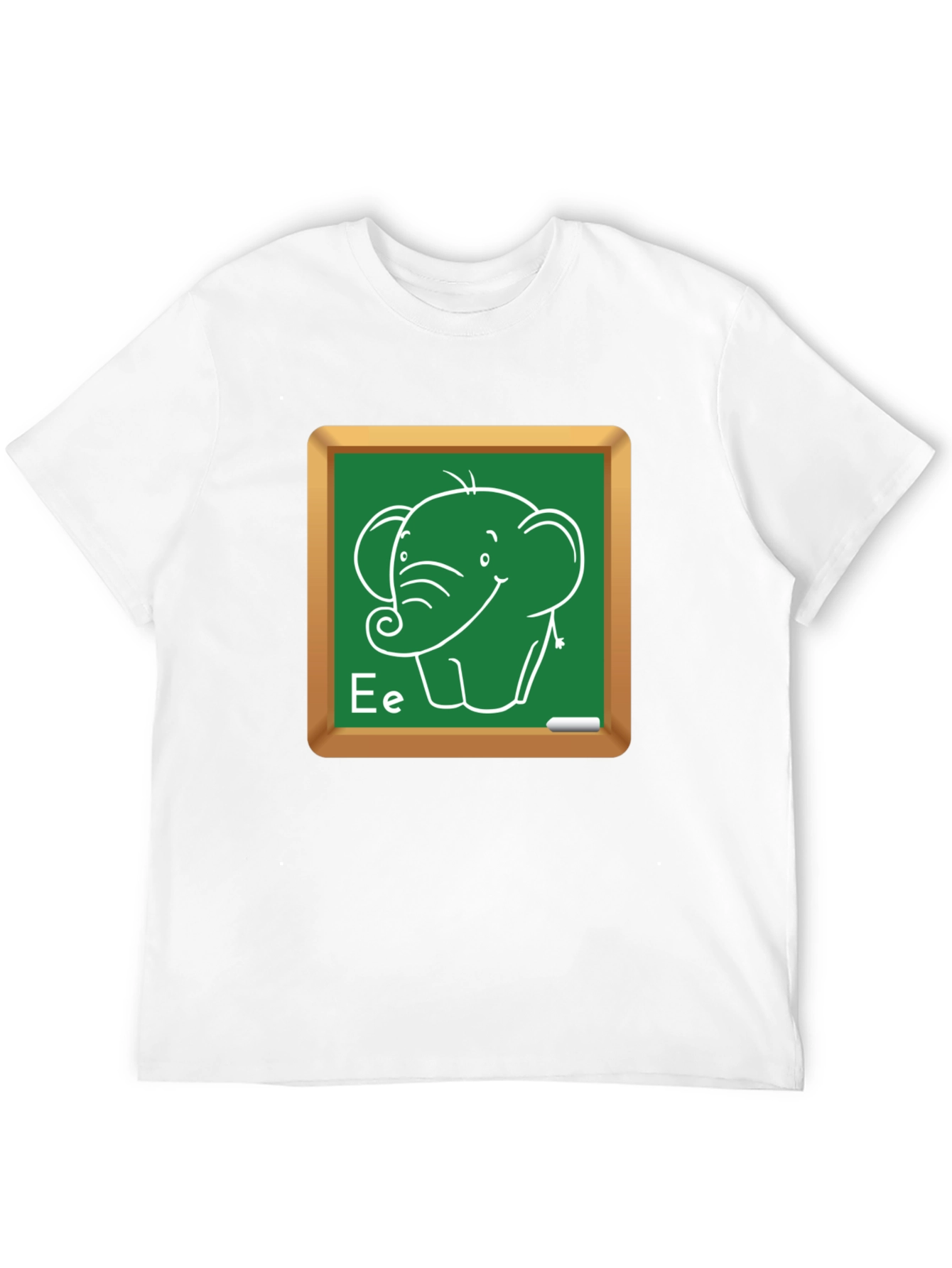 Elephant Chalkboard Tee - Cute Animal T-Shirt