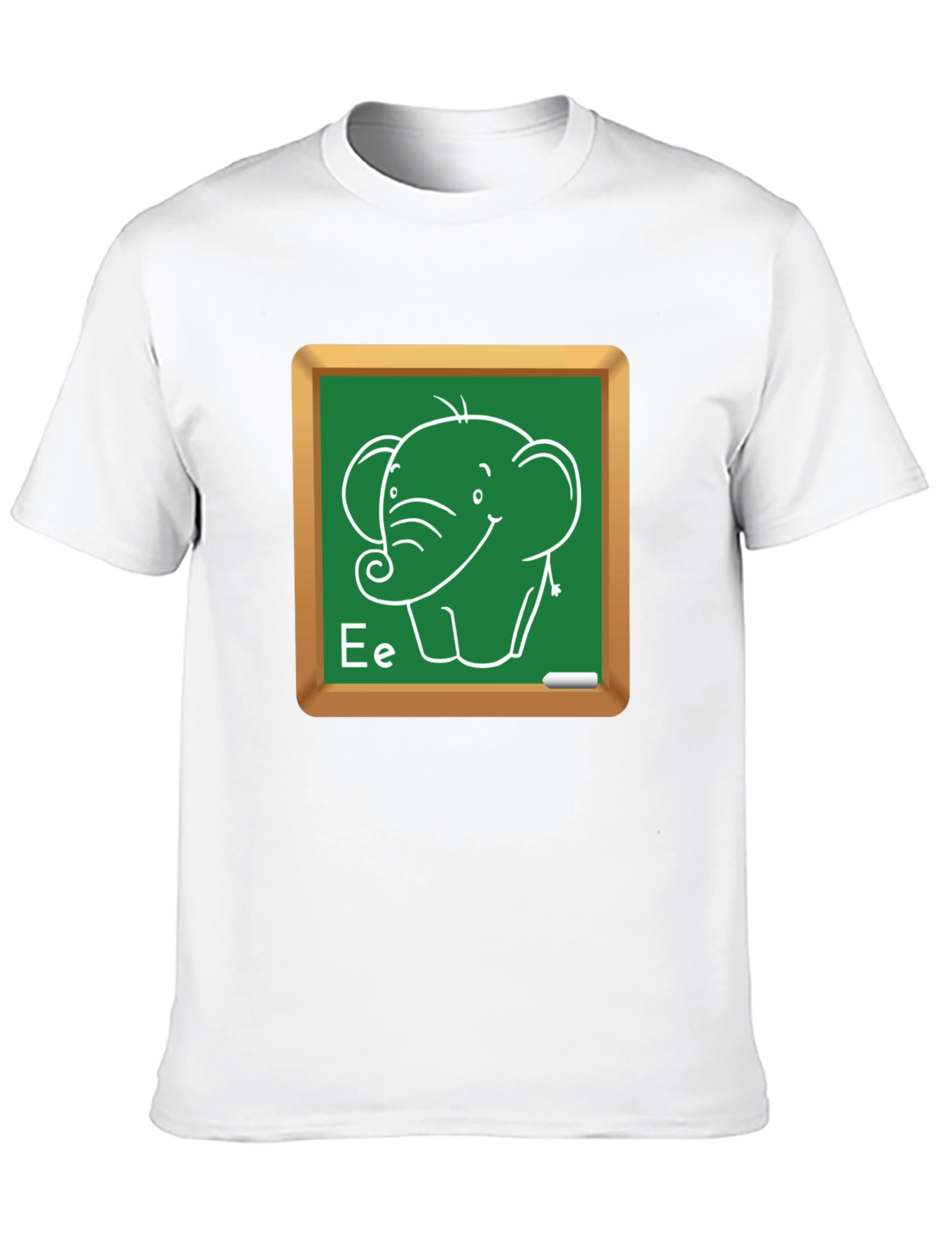 Elephant Chalkboard Tee - Cute Animal T-Shirt