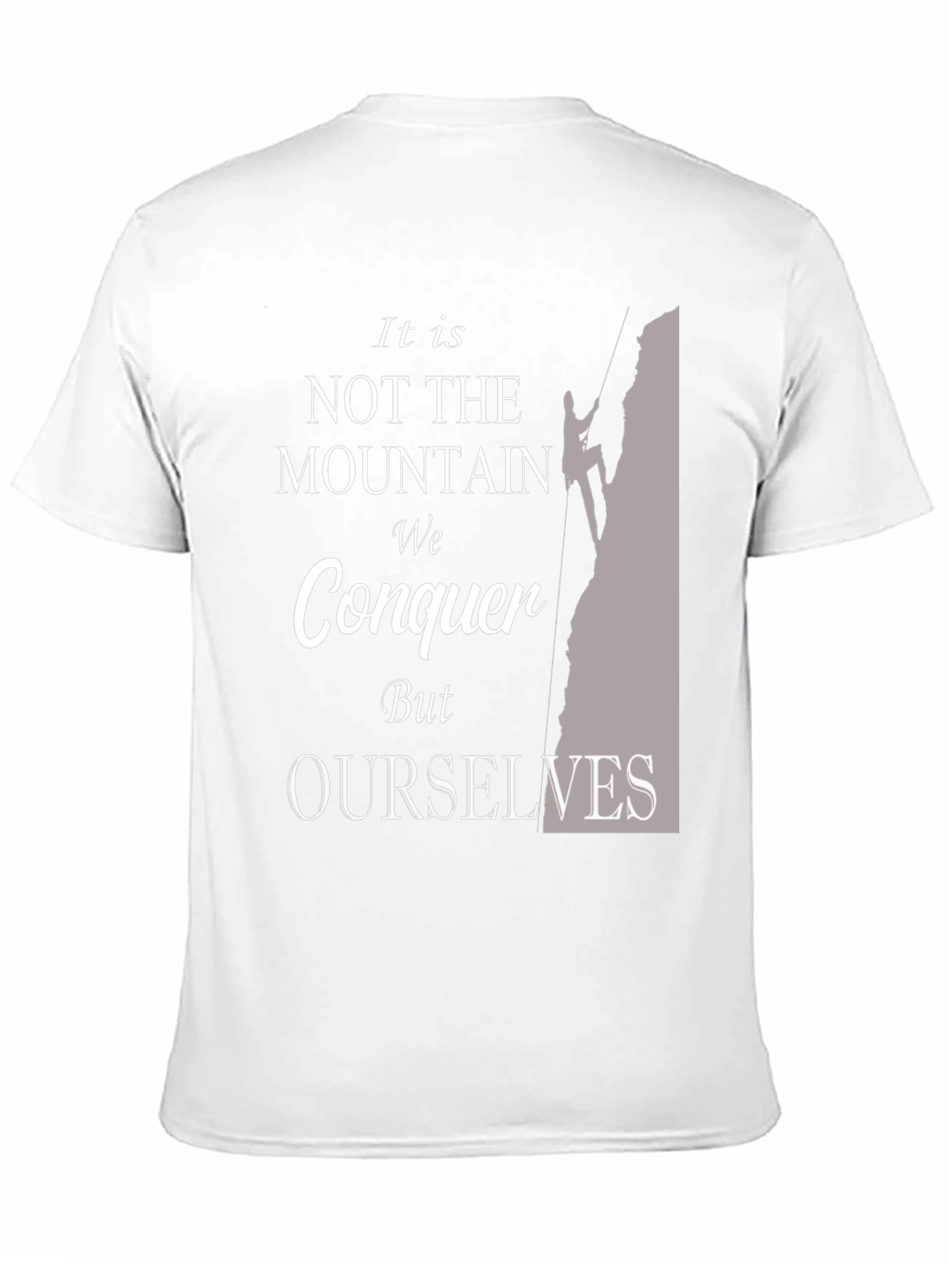 Motivational Mountain Conquer T-Shirt