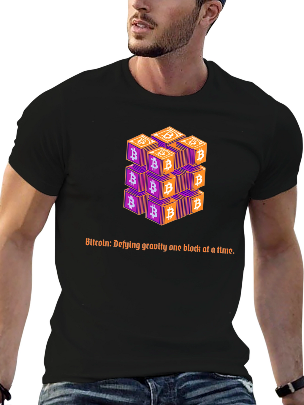 Bitcoin Gravity Block T-Shirt