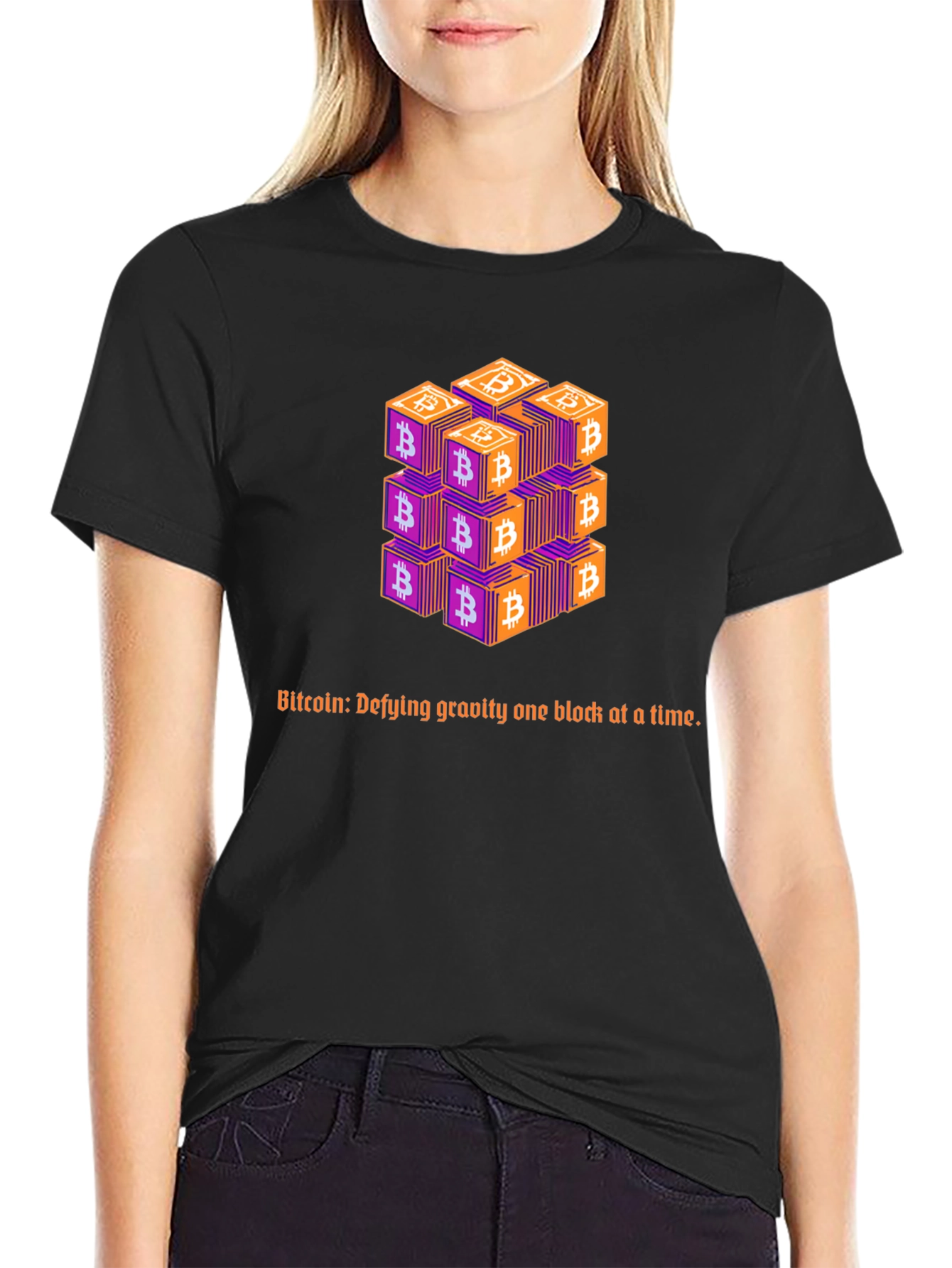 Bitcoin Gravity Block T-Shirt
