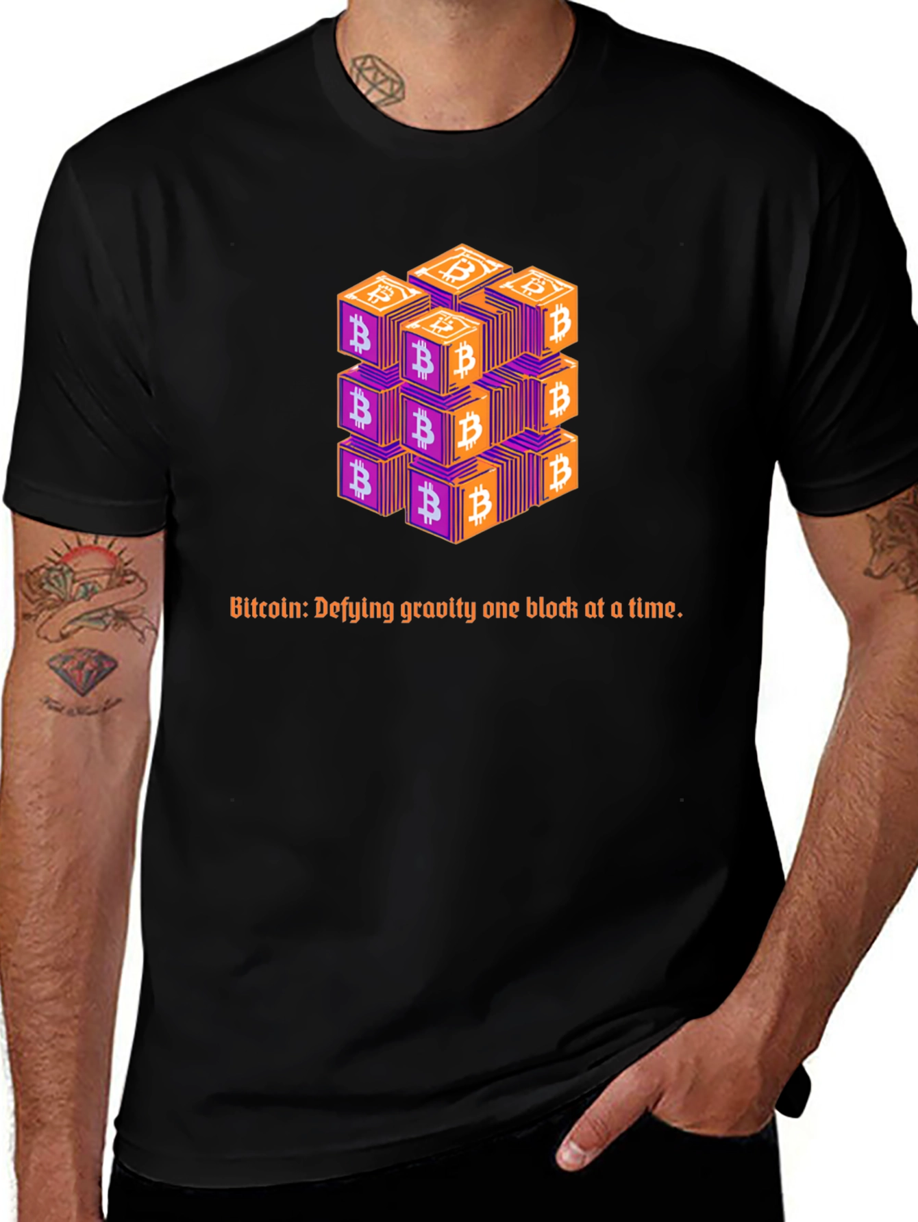 Bitcoin Gravity Block T-Shirt