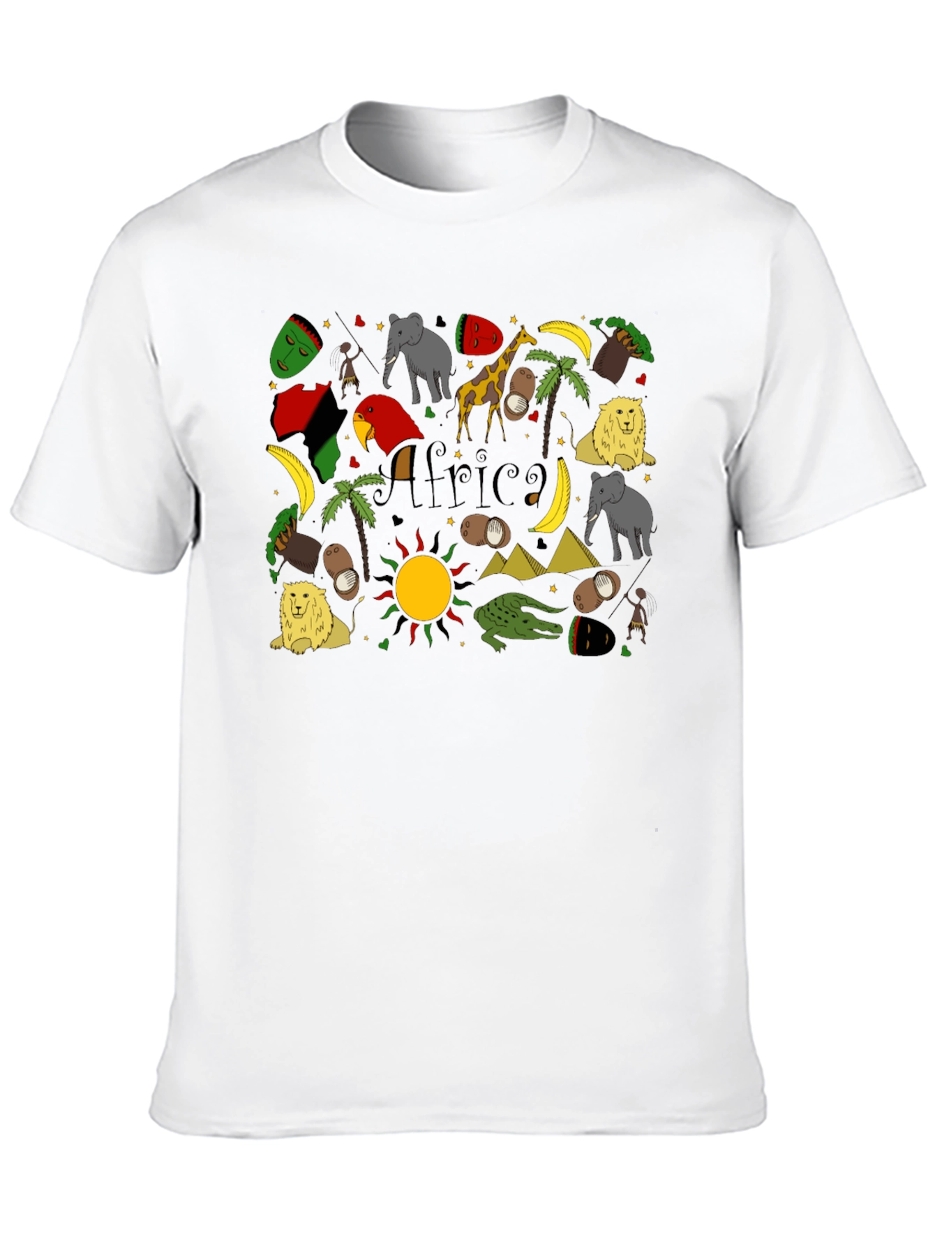 Africa Pattern T-Shirt - Unique African Inspired Design