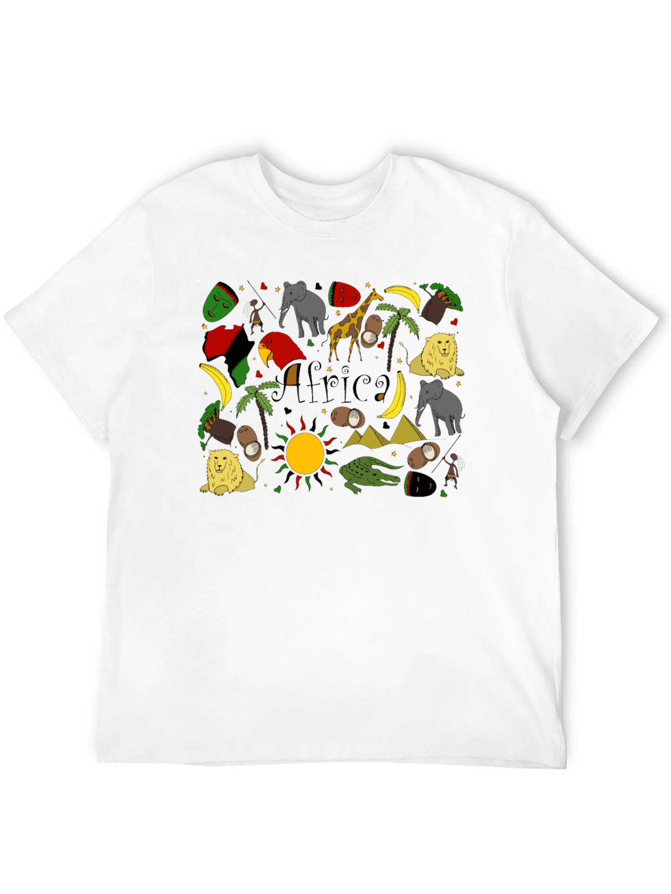 Africa Pattern T-Shirt - Unique African Inspired Design