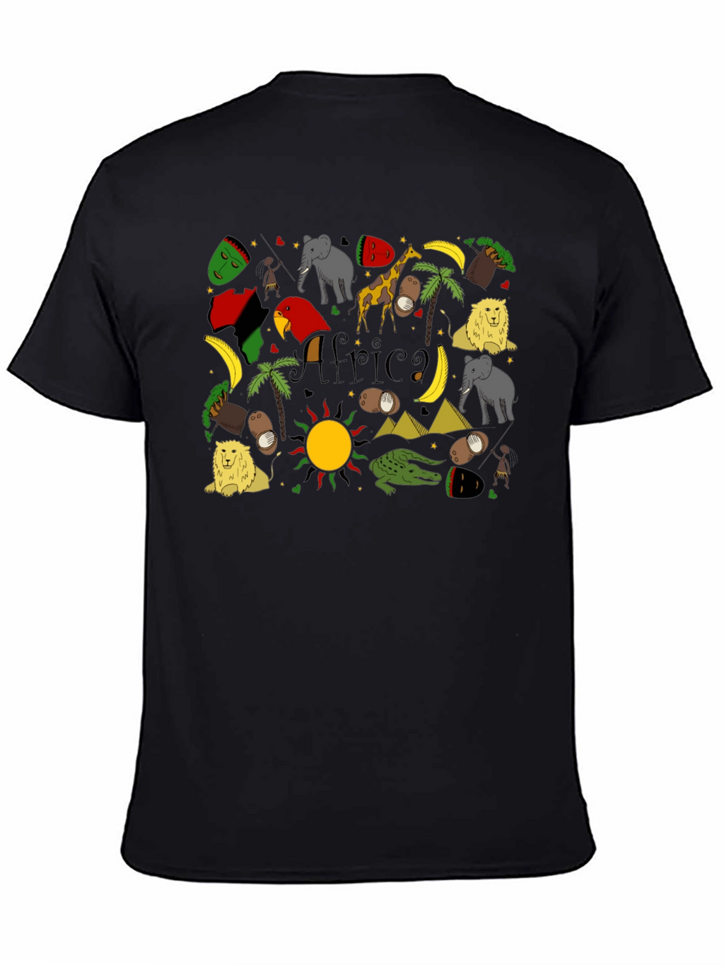 Africa Pattern T-Shirt - Unique African Inspired Design