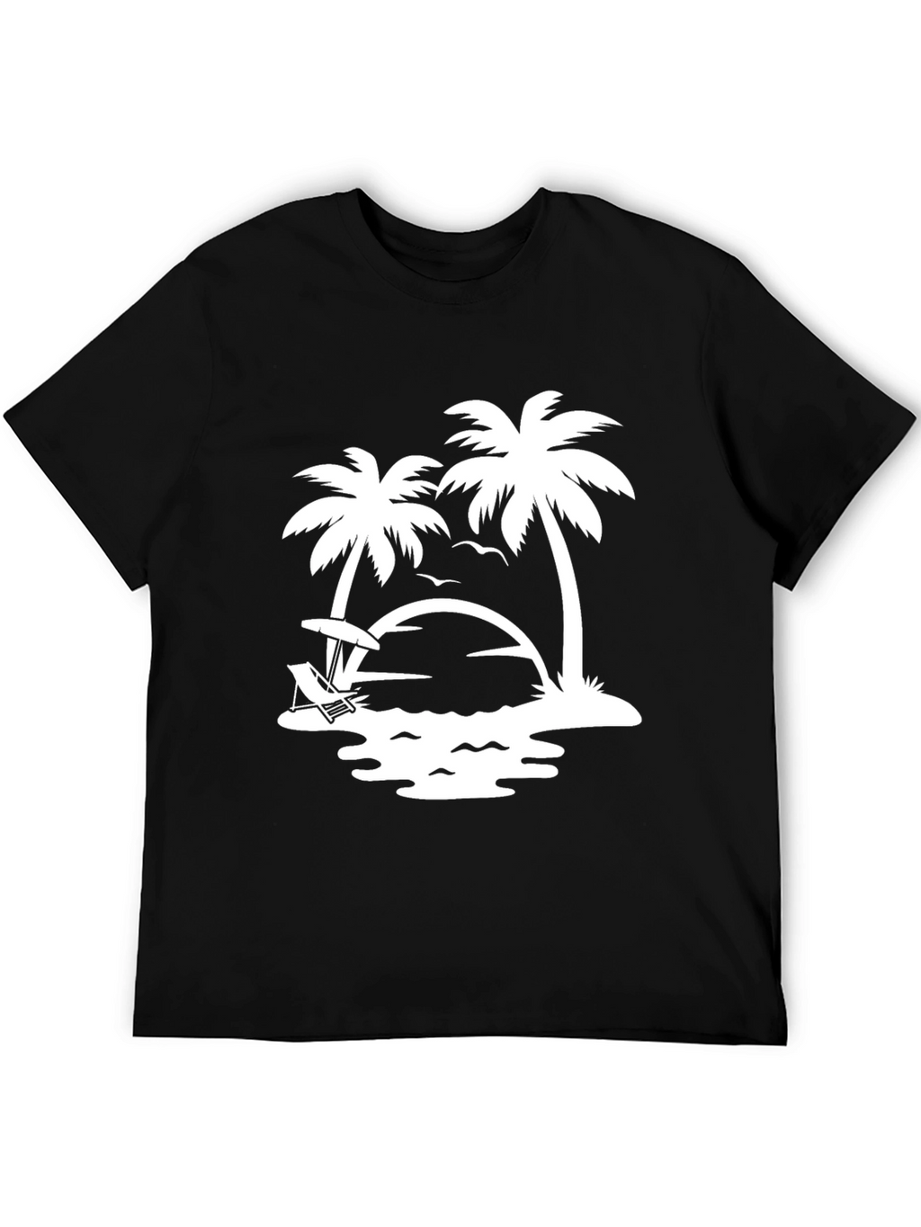 Beach Scene Graphic T-Shirt
