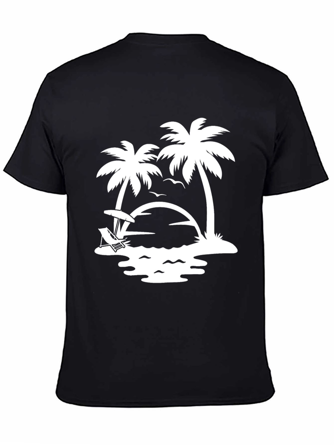 Beach Scene Graphic T-Shirt