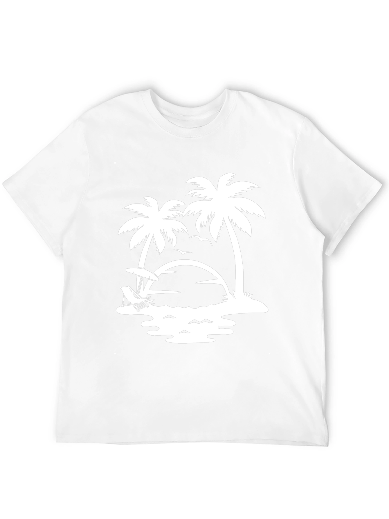 Beach Scene Graphic T-Shirt