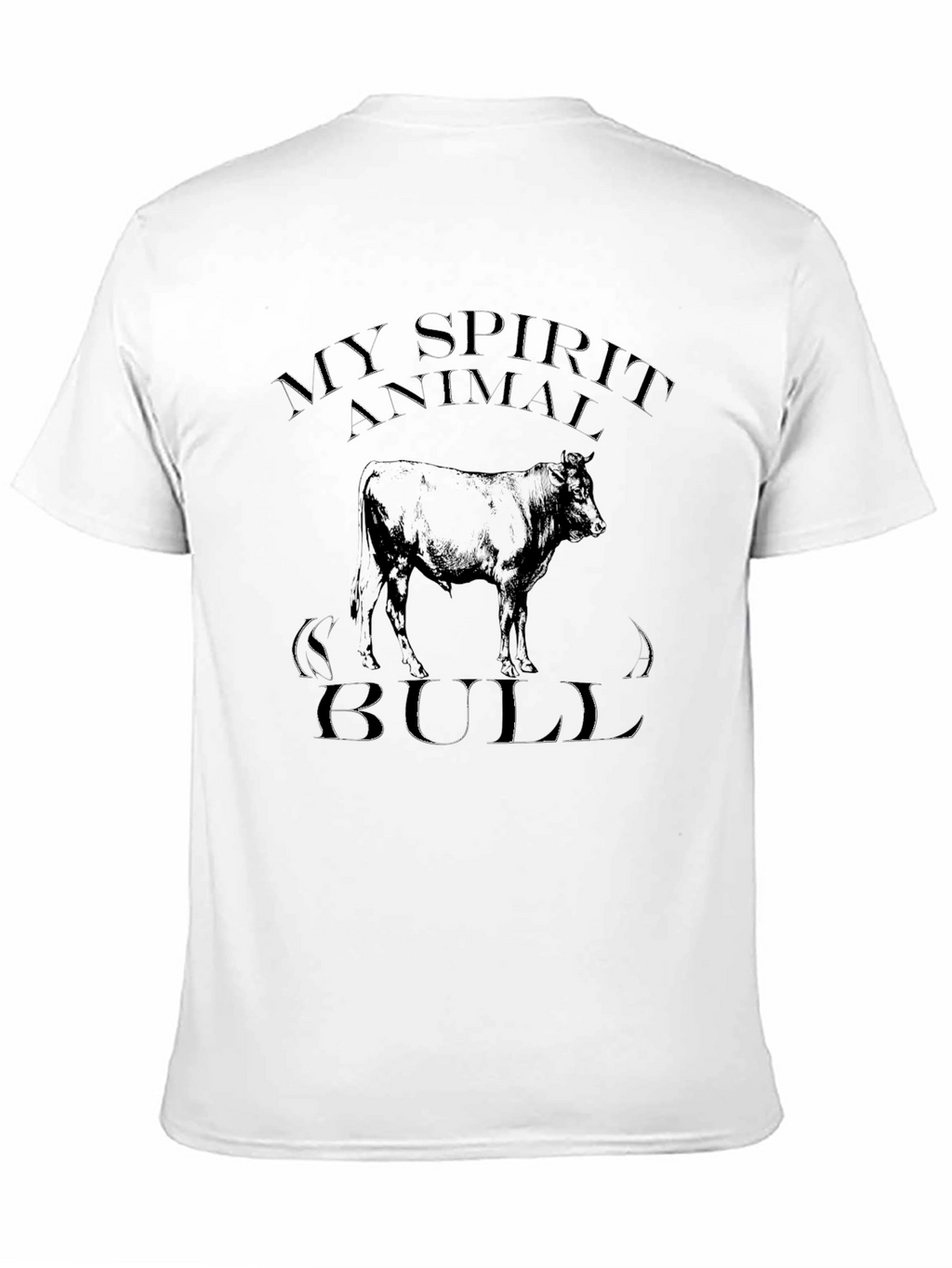 My Spirit Animal Bull Graphic T-Shirt