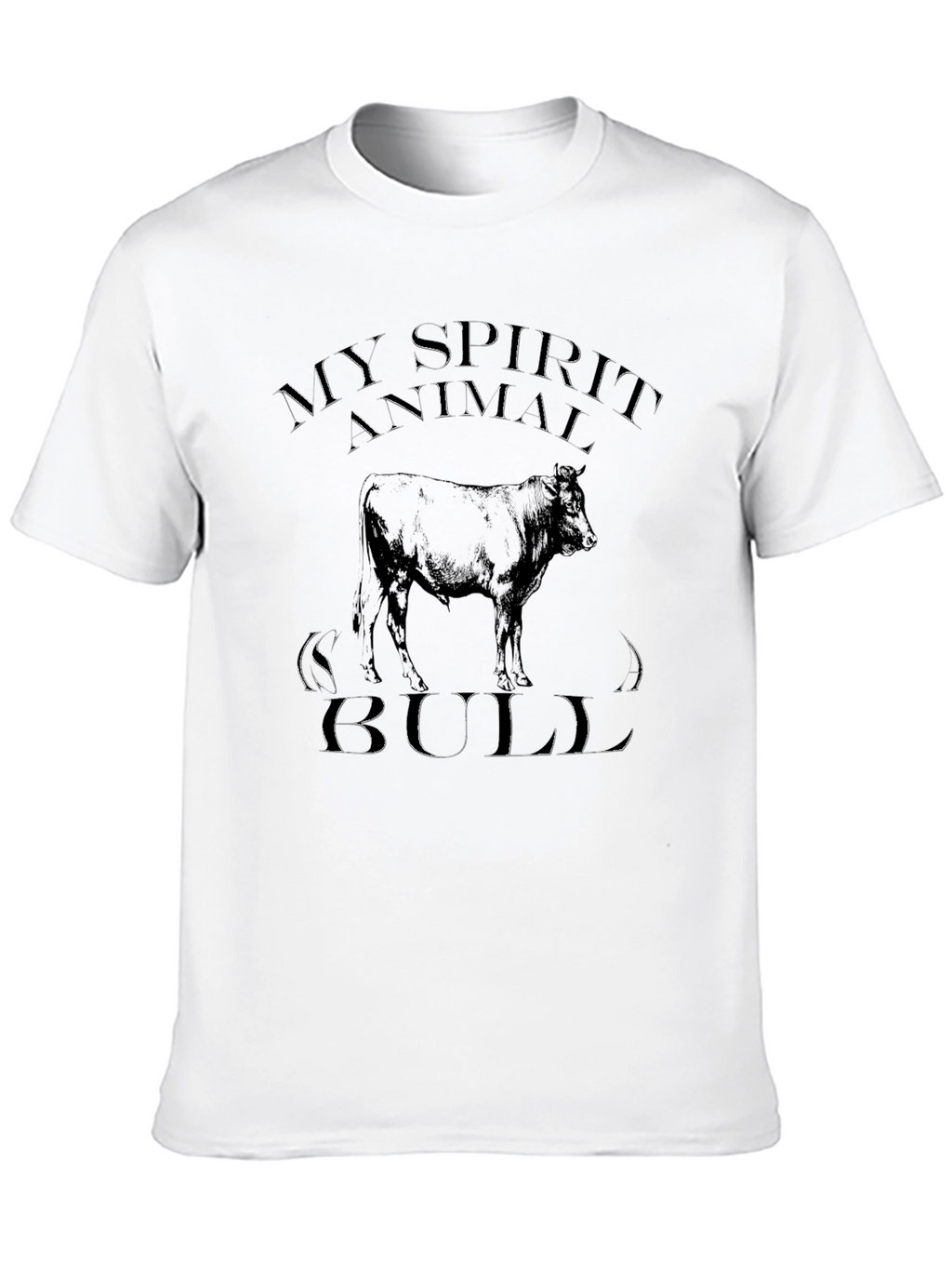 My Spirit Animal Bull Graphic T-Shirt