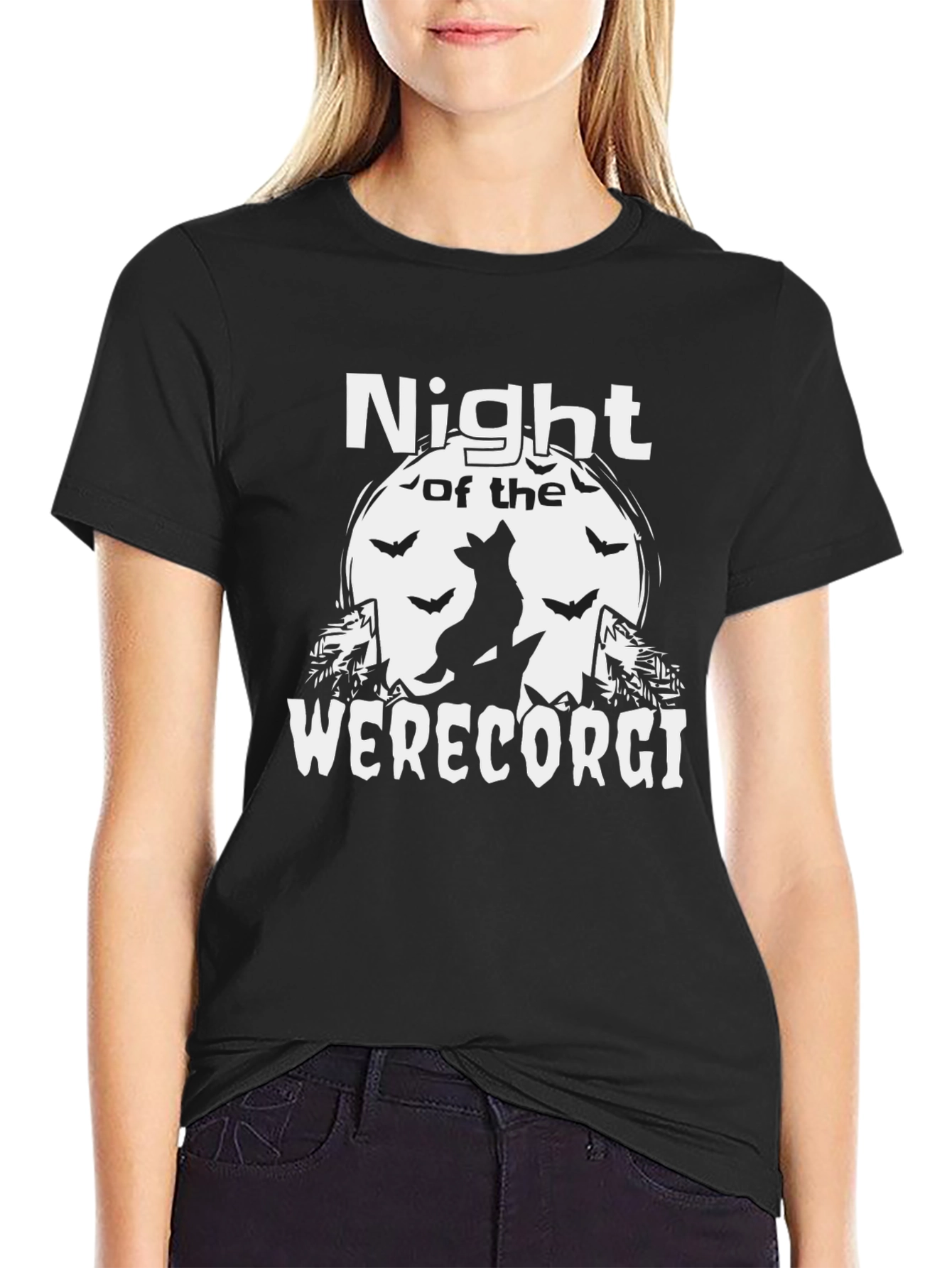 Night of the Werecorgi T-Shirt