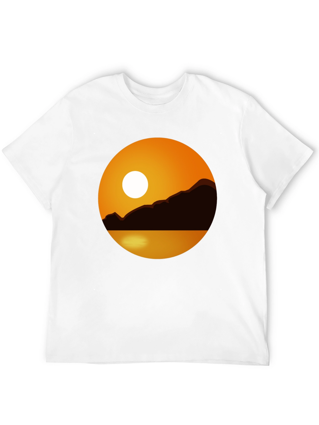 Sunset Graphic Tee - Black