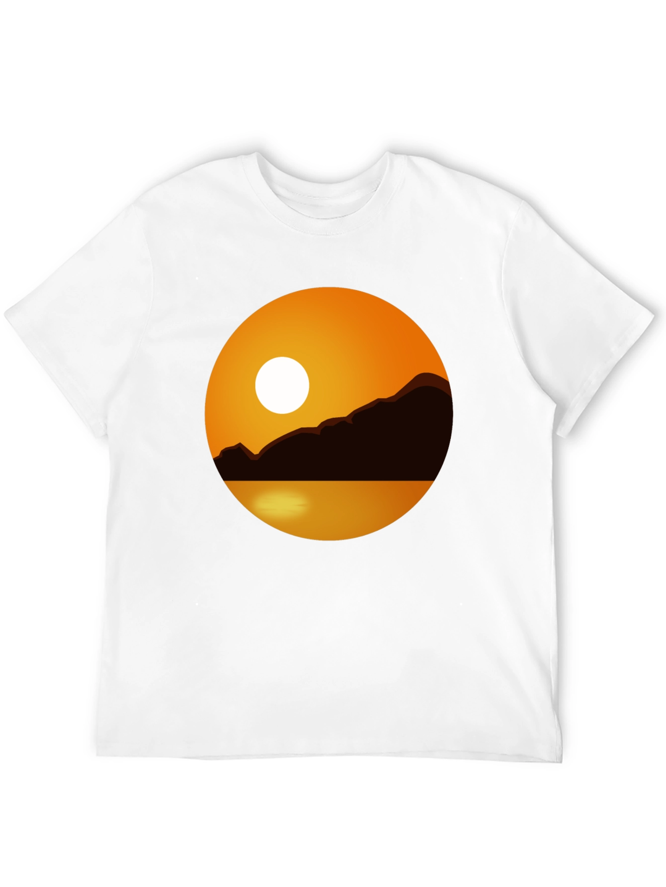 Sunset Graphic Tee - Black