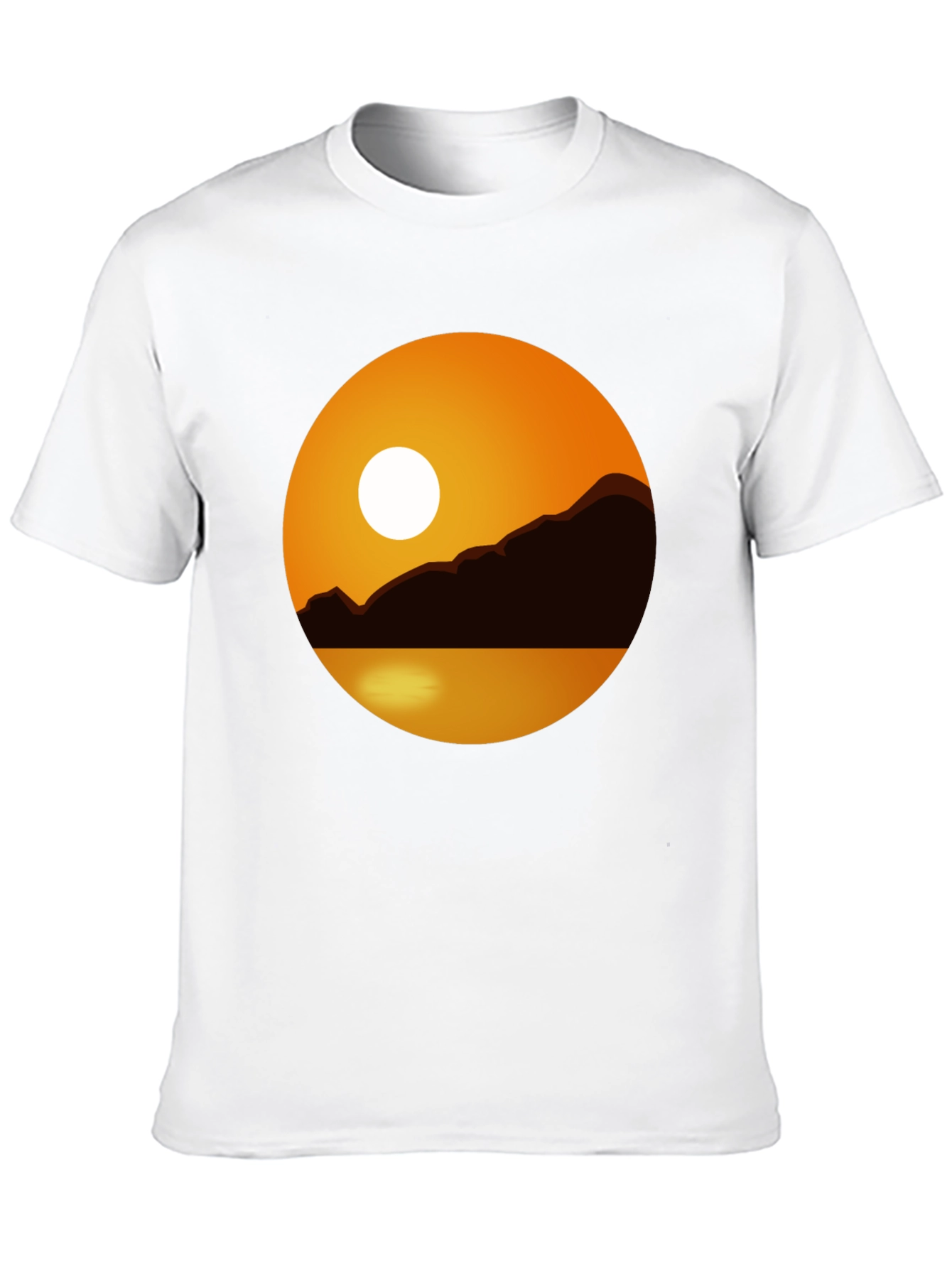 Sunset Graphic Tee - Black