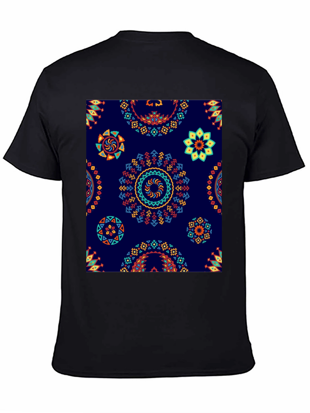 Aztec Mandala Print T-Shirt