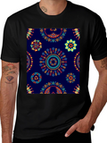 Aztec Mandala Print T-Shirt