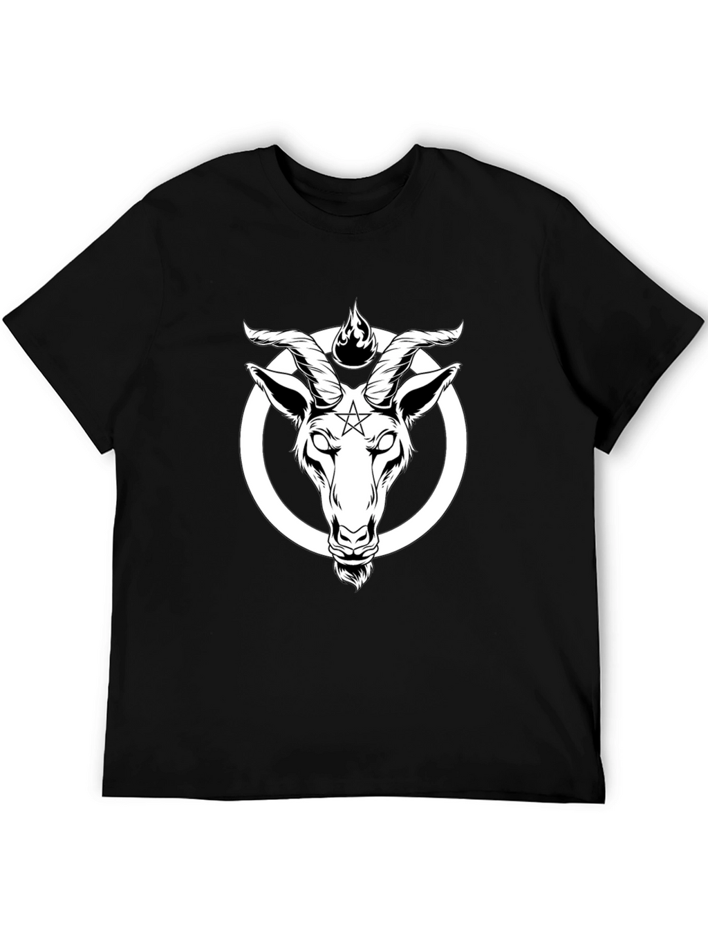 Baphomet Goat Head T-Shirt - Occult Satanic Tee