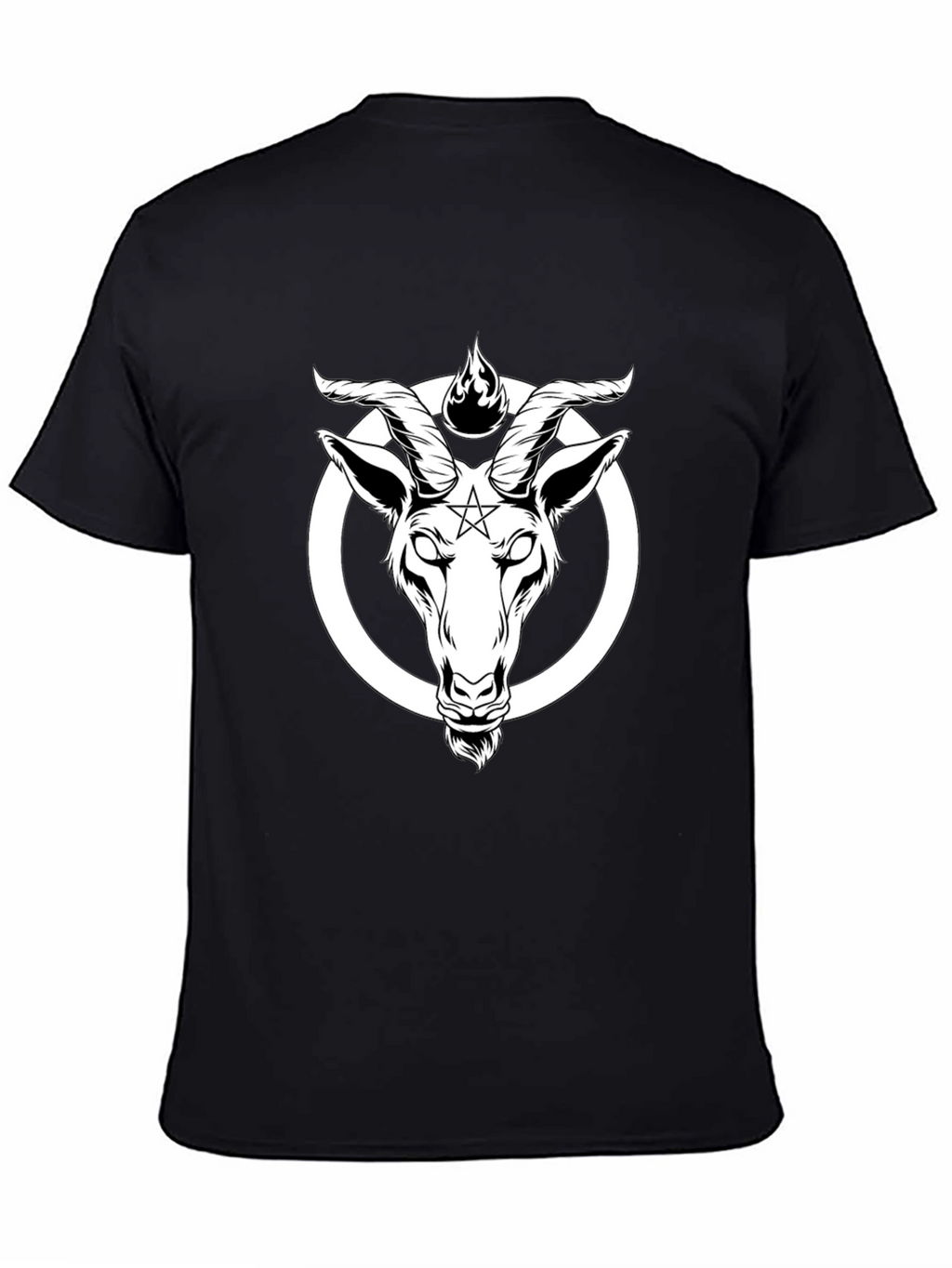 Baphomet Goat Head T-Shirt - Occult Satanic Tee