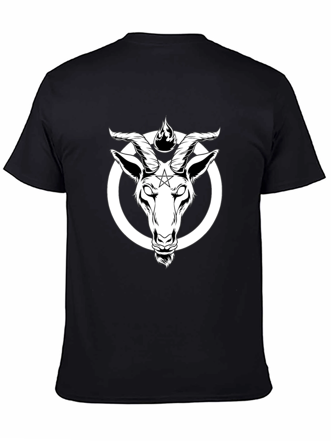 Baphomet Goat Head T-Shirt - Occult Satanic Tee