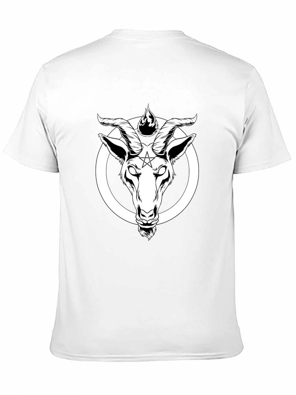 Baphomet Goat Head T-Shirt - Occult Satanic Tee