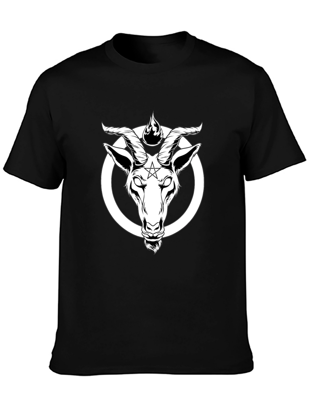 Baphomet Goat Head T-Shirt - Occult Satanic Tee