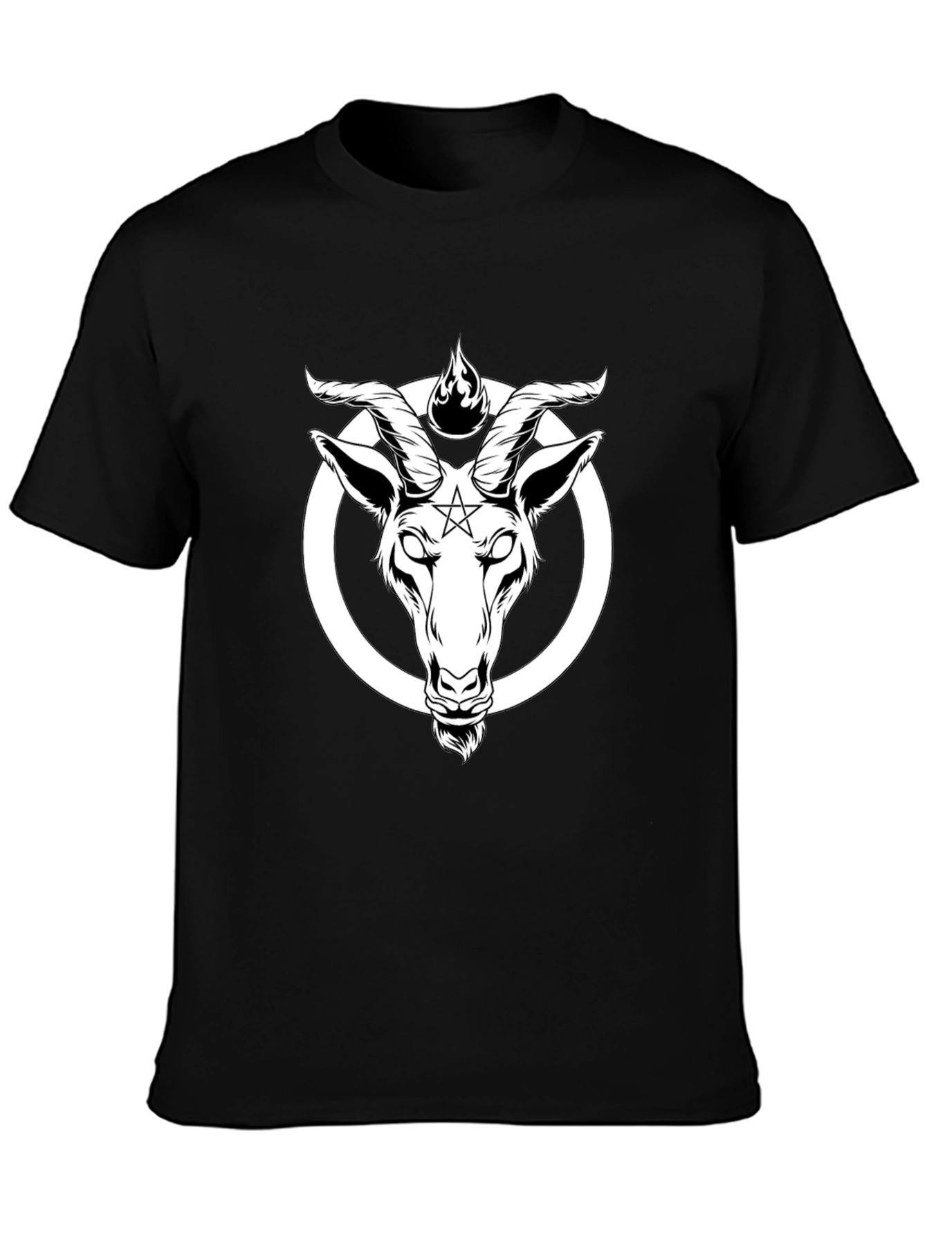 Baphomet Goat Head T-Shirt - Occult Satanic Tee