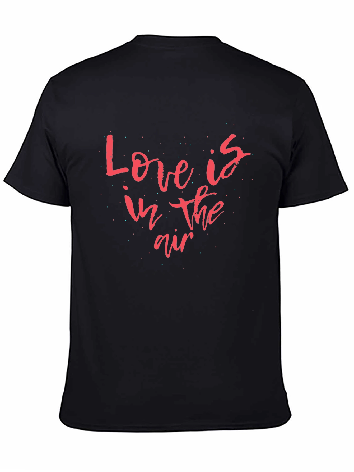 Love is in the Air Black Graphic Tee