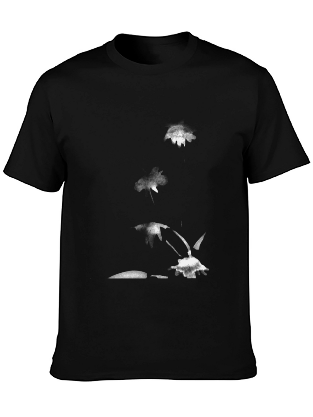Abstract Black Graphic Tee