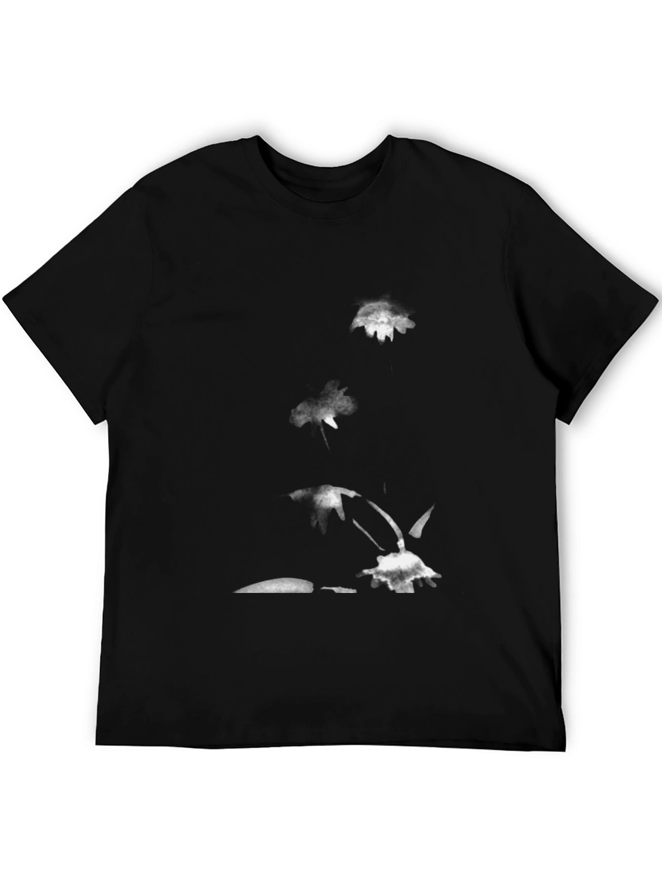 Abstract Black Graphic Tee