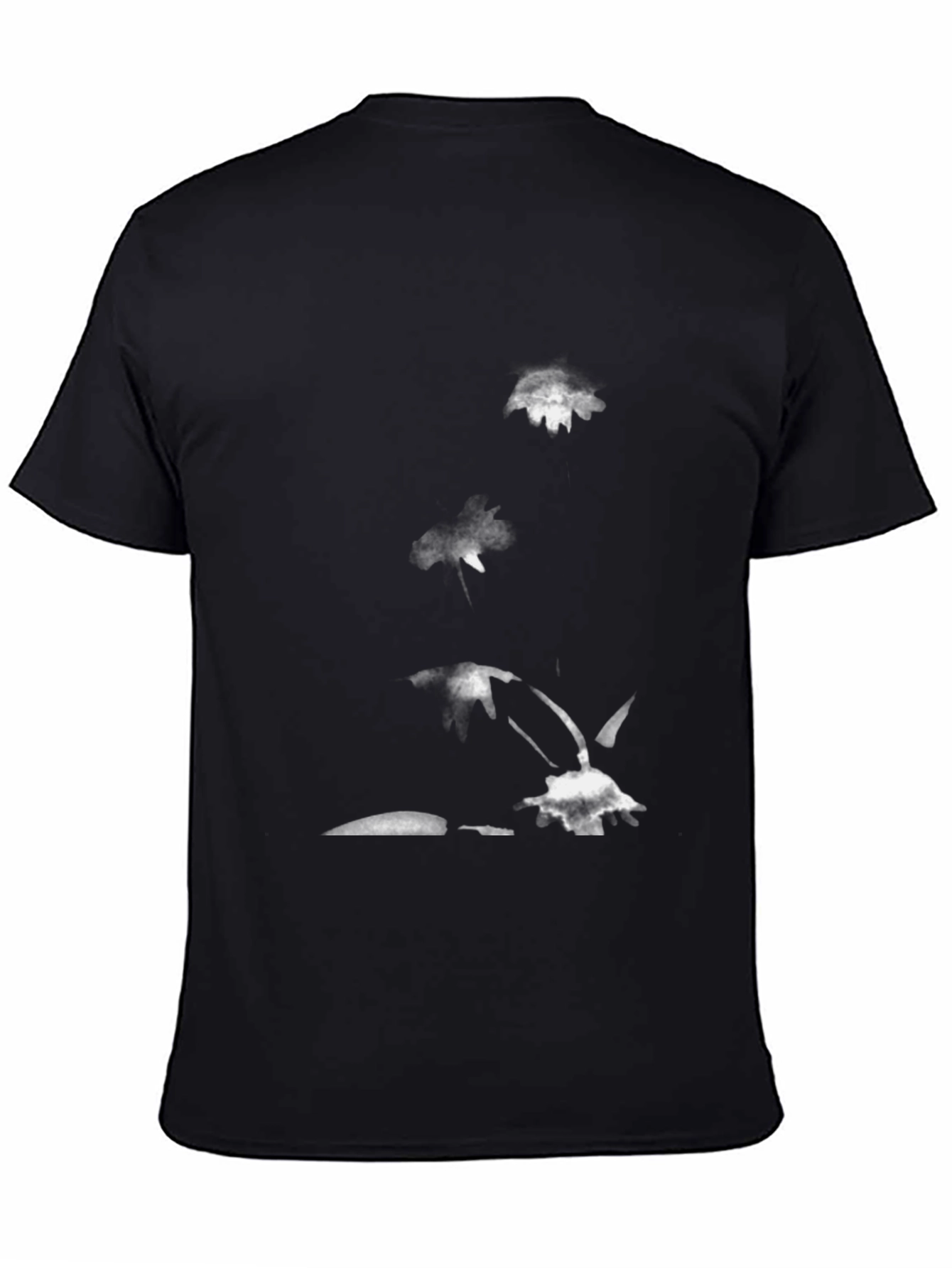 Abstract Black Graphic Tee