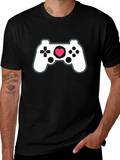 Gamer Heart T-Shirt - Love Gaming Style