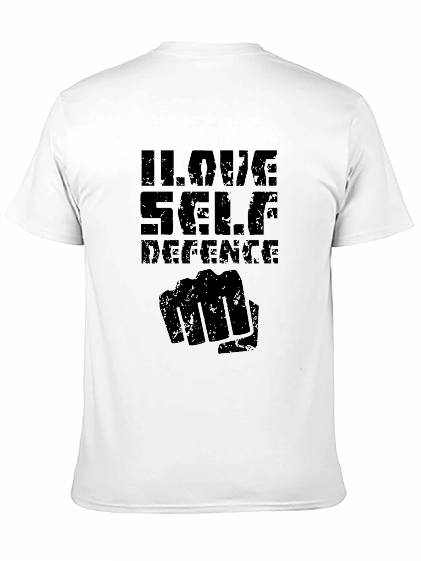 I Love Self Defence Graphic Tee - Black