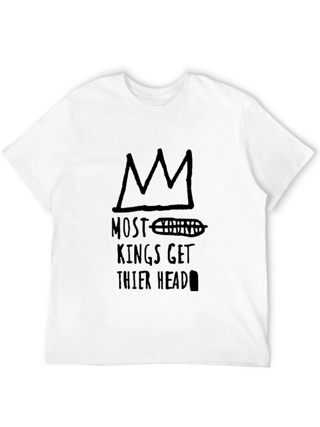 Most Kings Basquiat Inspired Graphic T-Shirt
