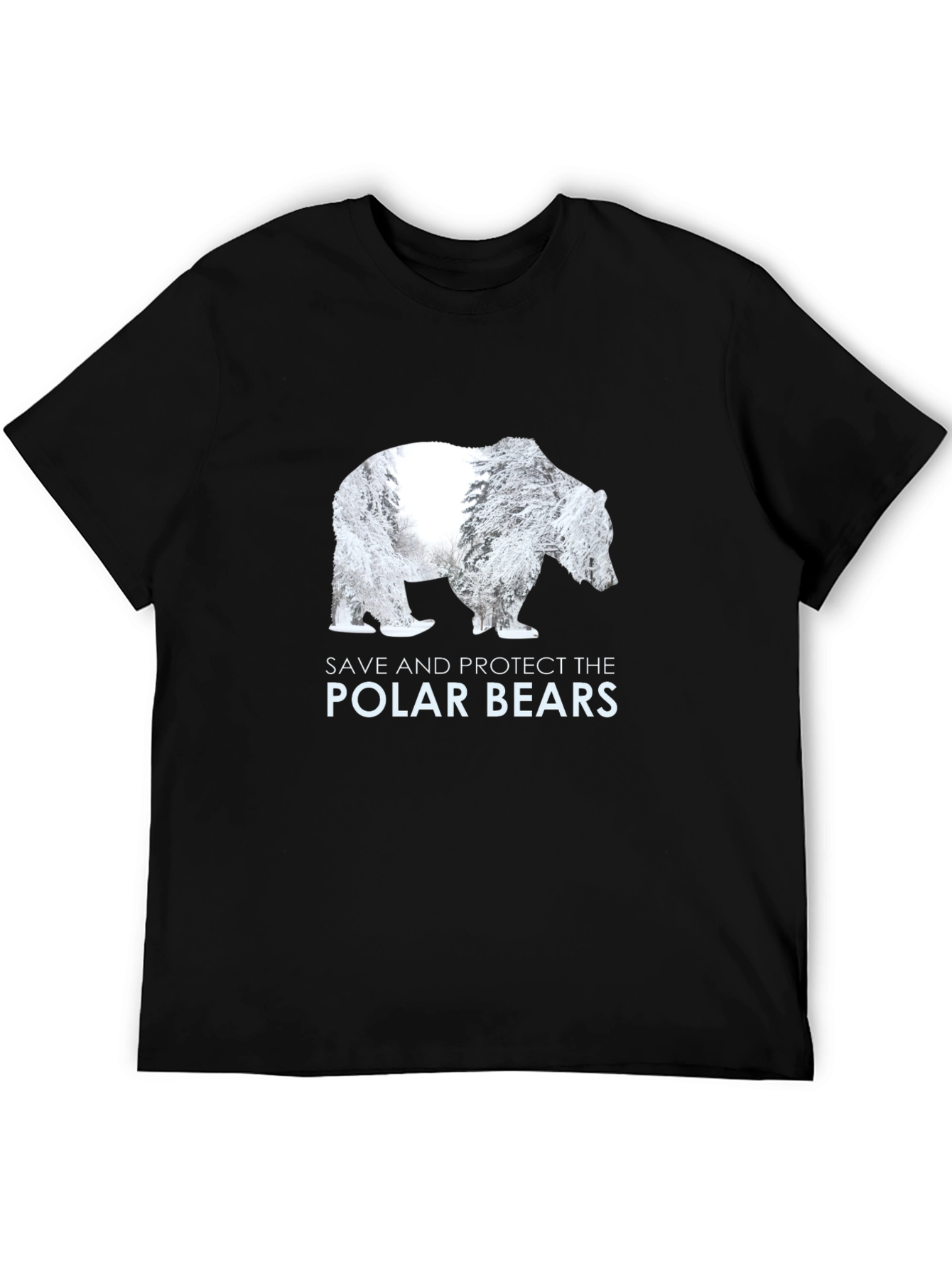 Save Polar Bears Graphic T-Shirt