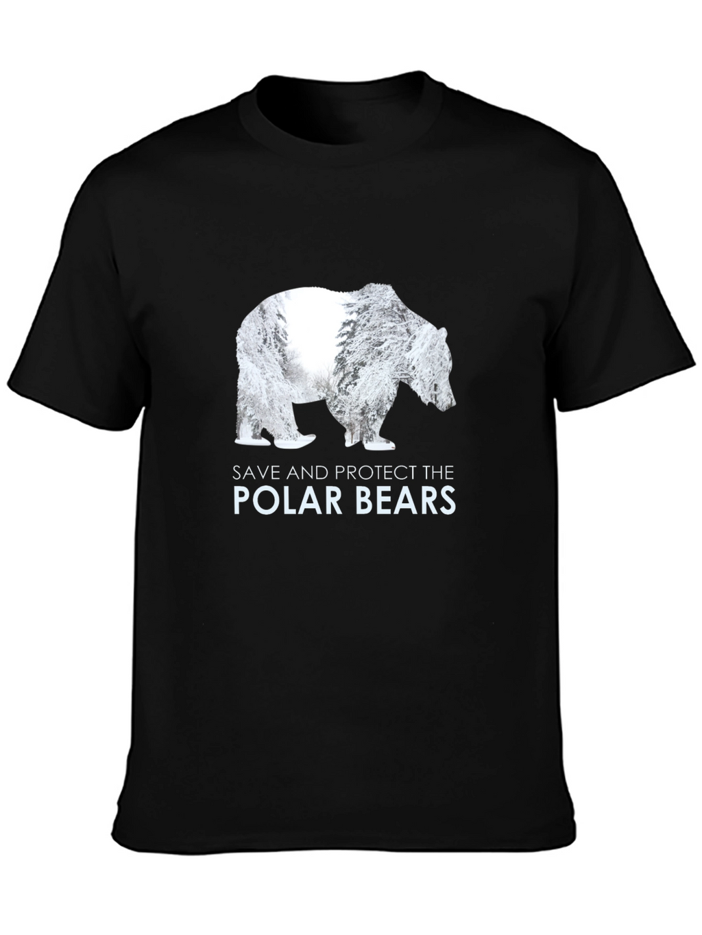 Save Polar Bears Graphic T-Shirt