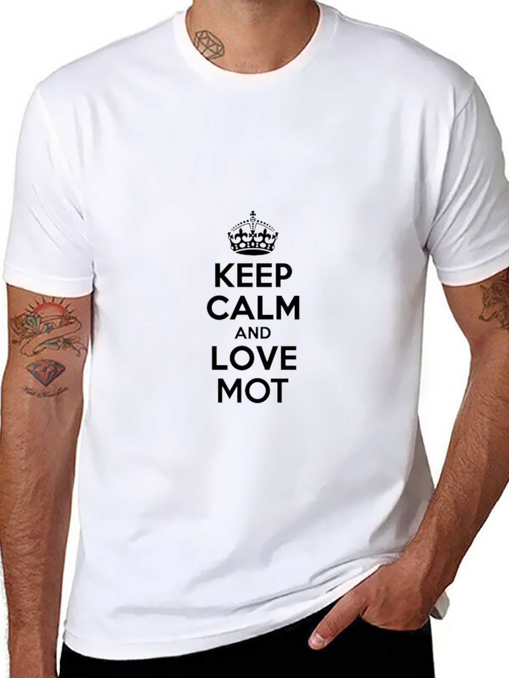 Keep Calm and Love MOT Black T-Shirt