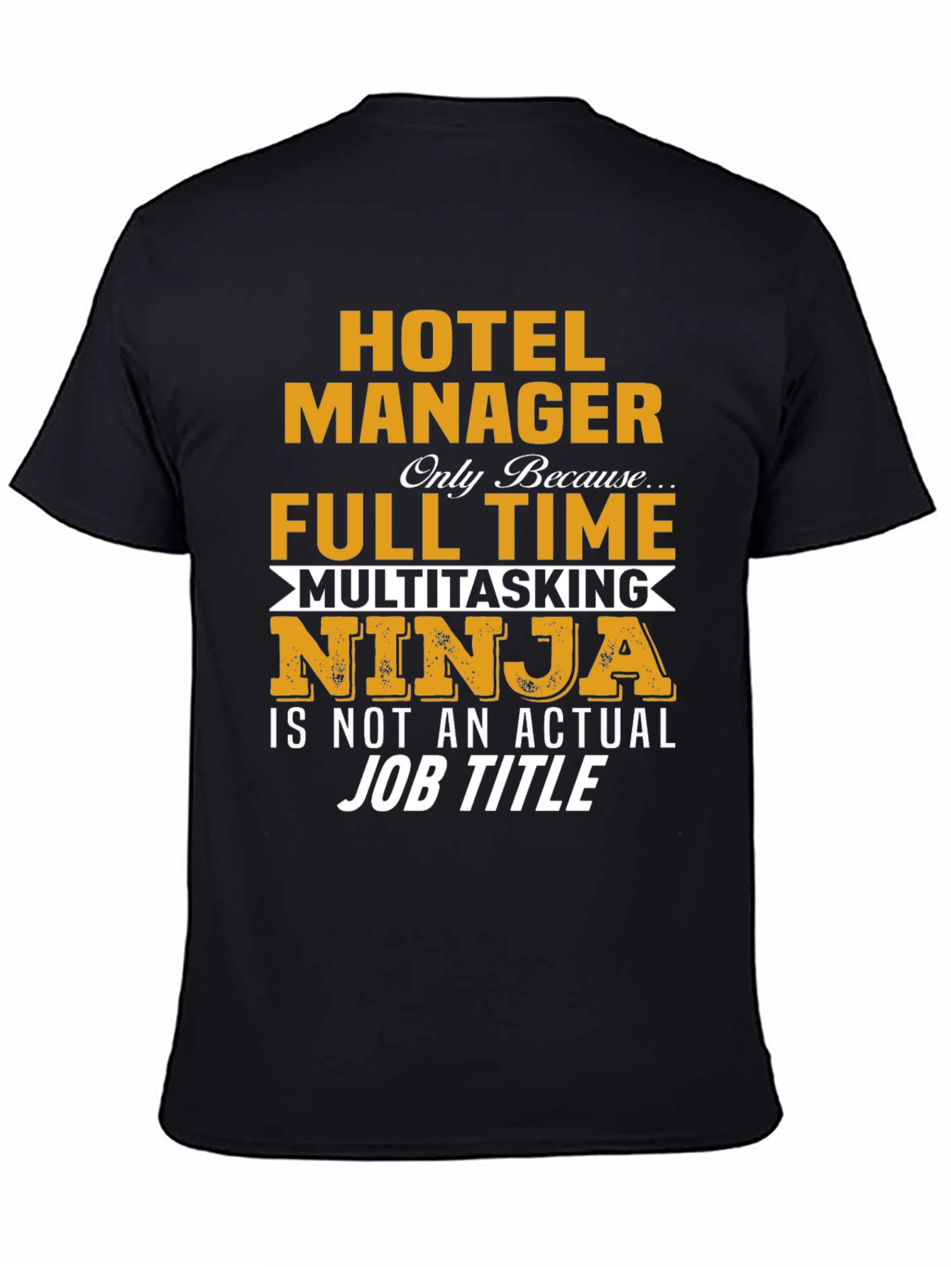 Hotel Manager Multitasking Ninja Graphic T-Shirt