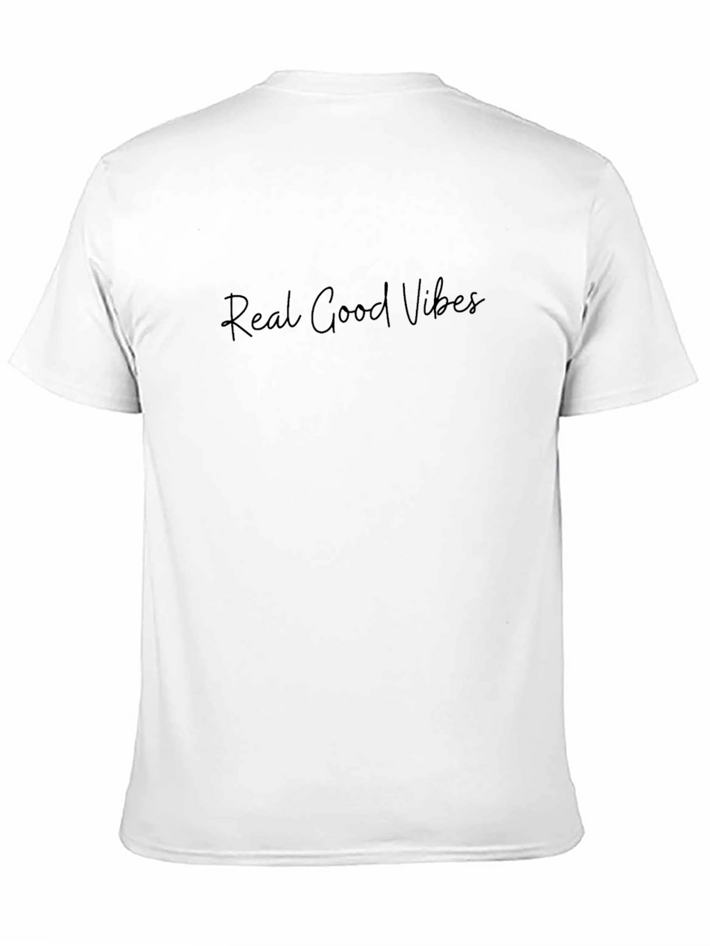 Real Good Vibes Black T-Shirt