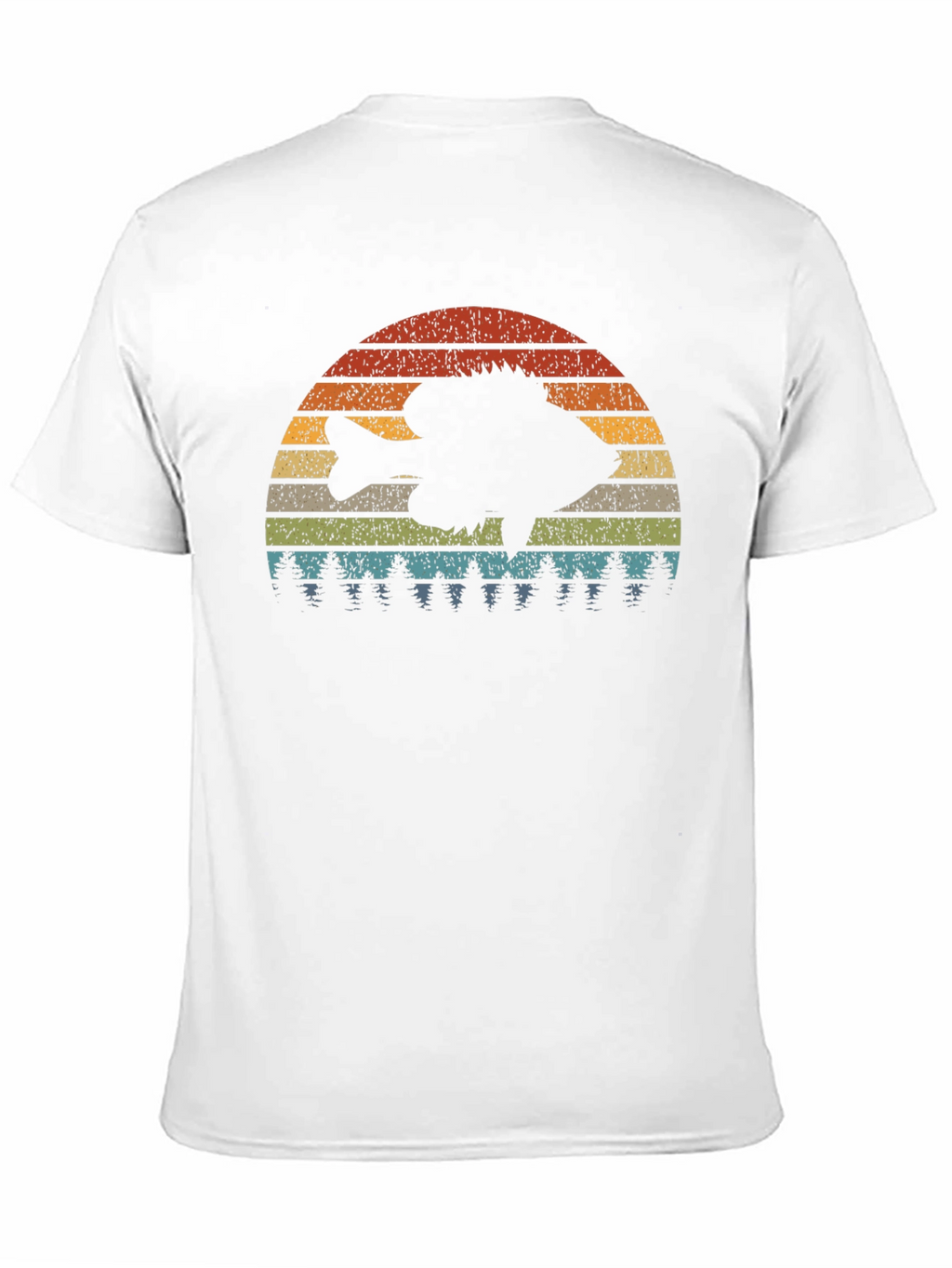 Retro Fish Sunset Graphic Tee