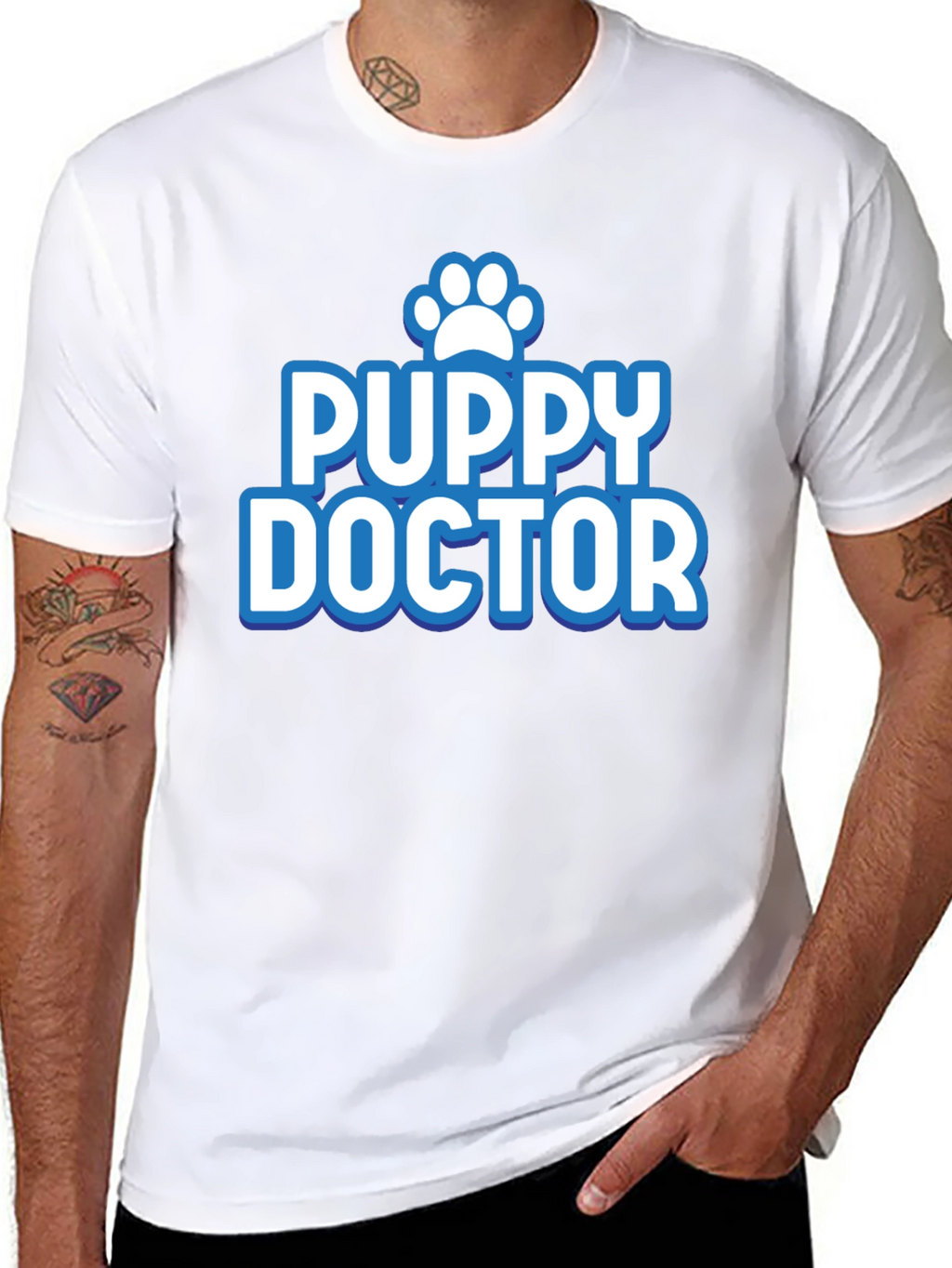 Puppy Doctor T-Shirt - Veterinarian Dog Lover Tee