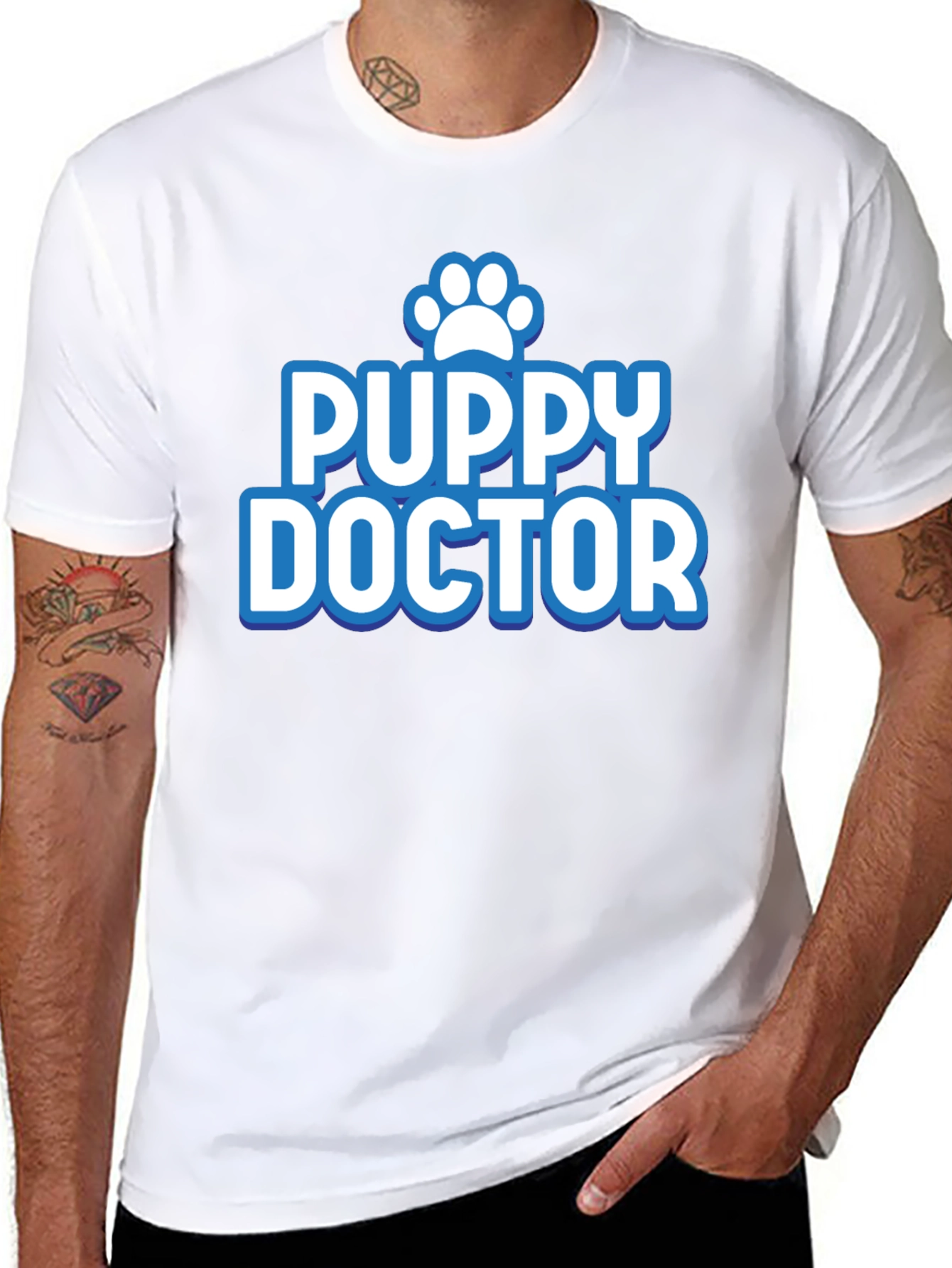 Puppy Doctor T-Shirt - Veterinarian Dog Lover Tee