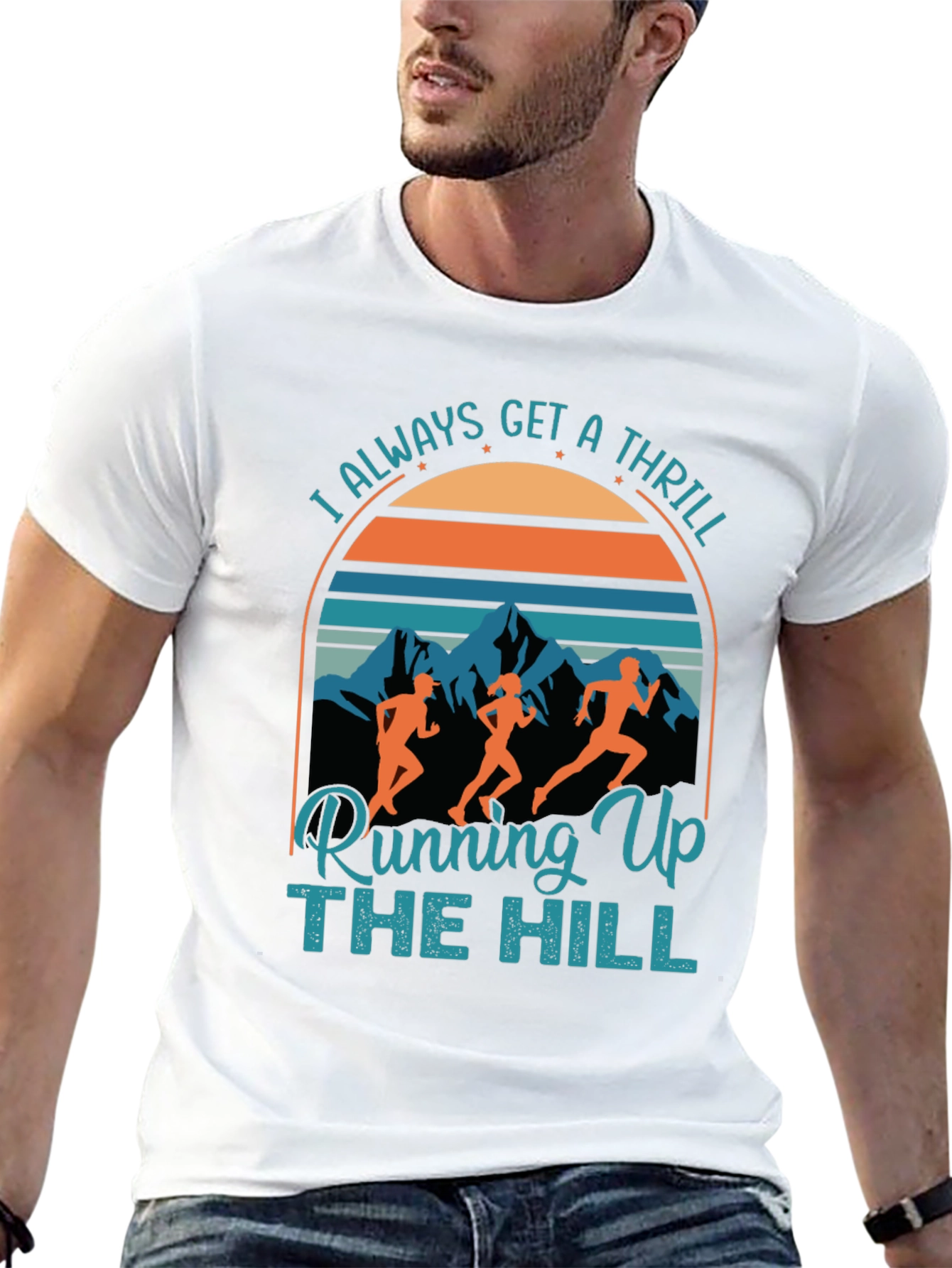 Running Up The Hill Graphic Tee