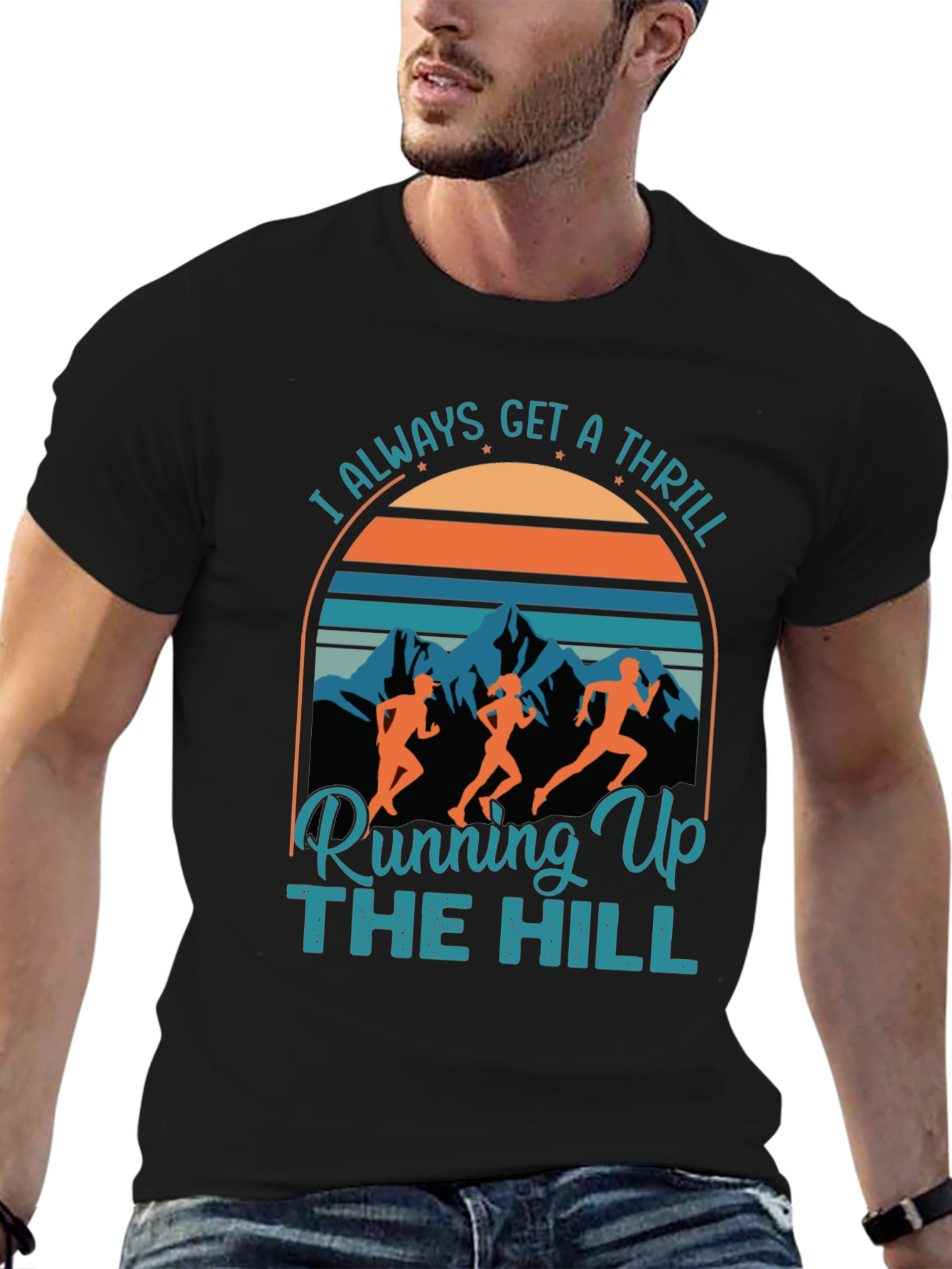 Running Up The Hill Graphic Tee